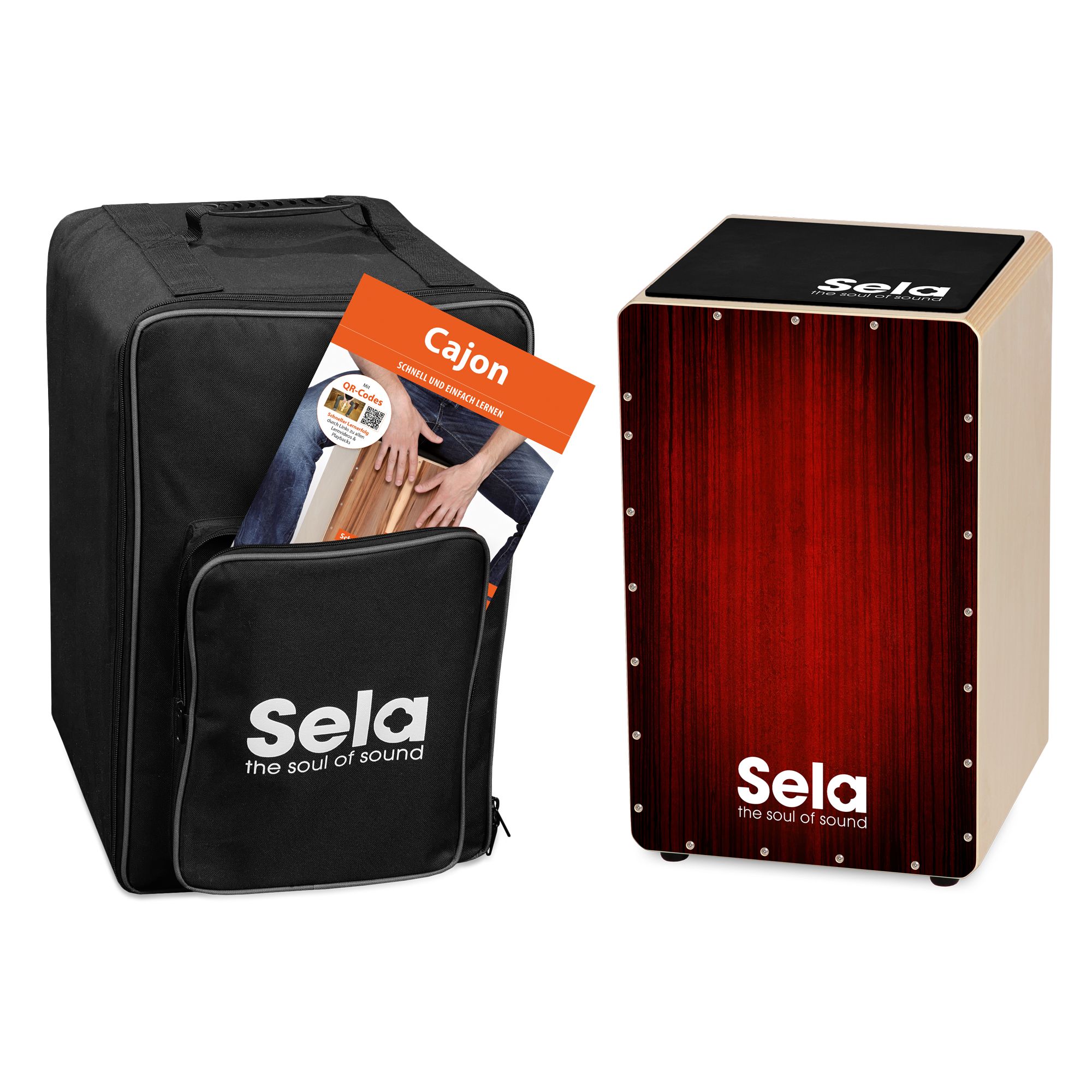 SELA CAJON SE 060 Varios Cajon Red Bundle-1