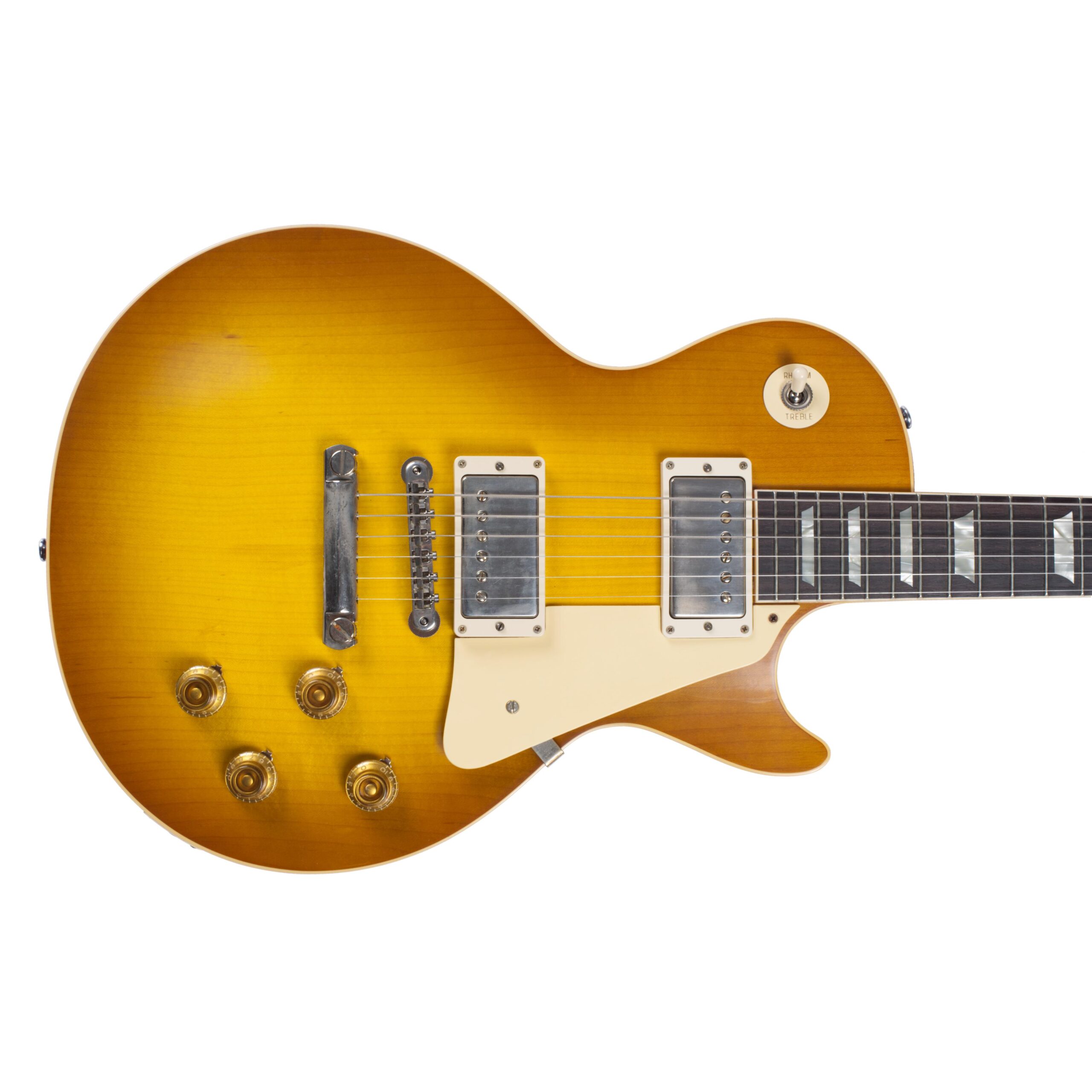 GIBSON 1958 Les Paul Standard Reissue VOS Lemon Burst Abverkauf!-3