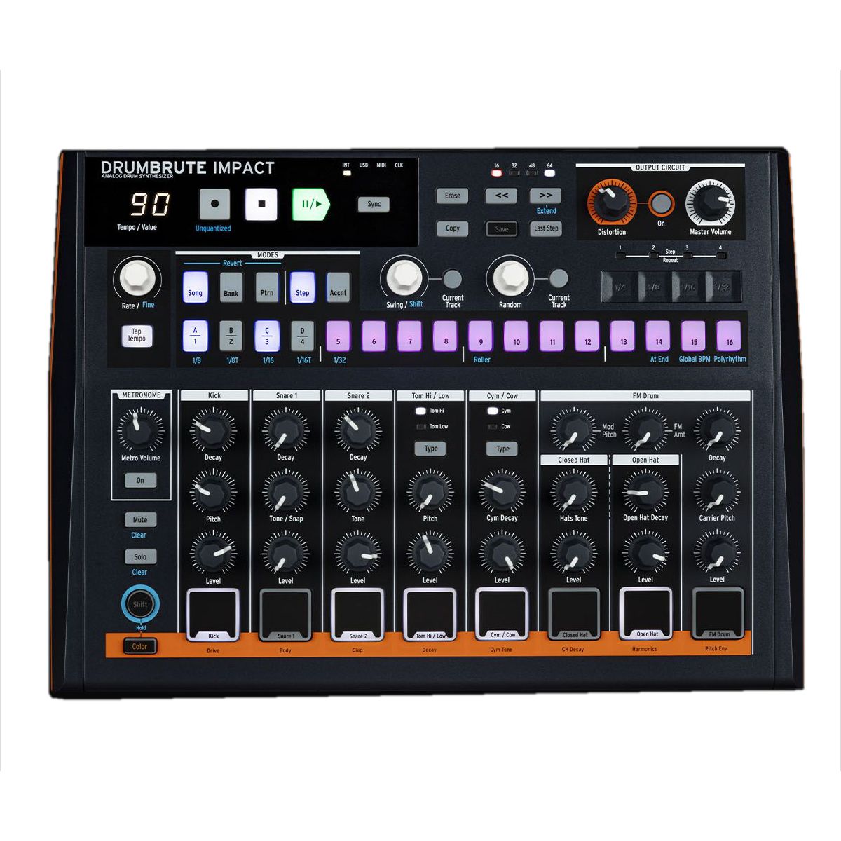 ARTURIA DrumBrute Impact - Analog Drum Machine-1
