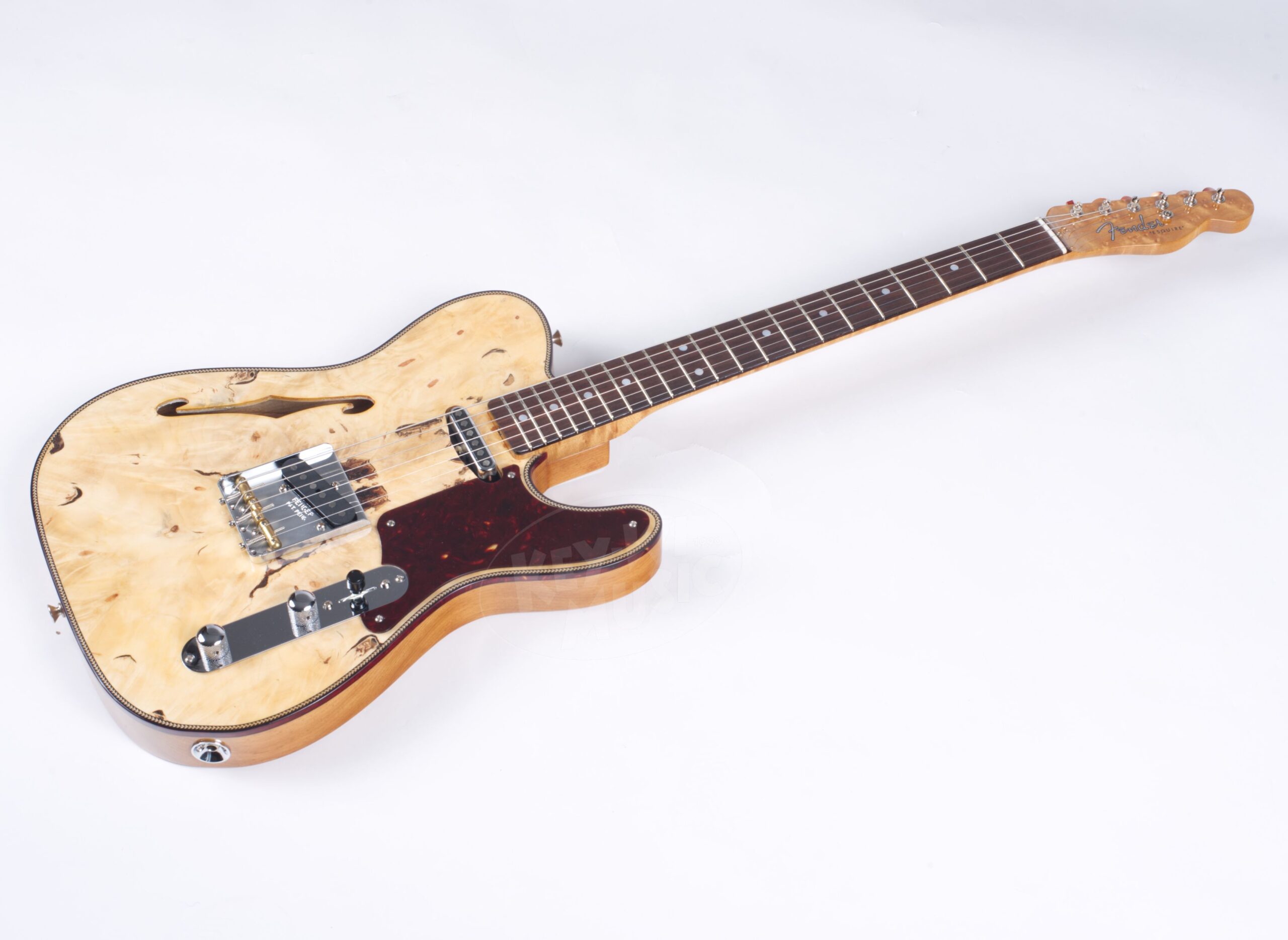 FENDER Custom Shop Artisan Buckeye Burl Double Esquire-10