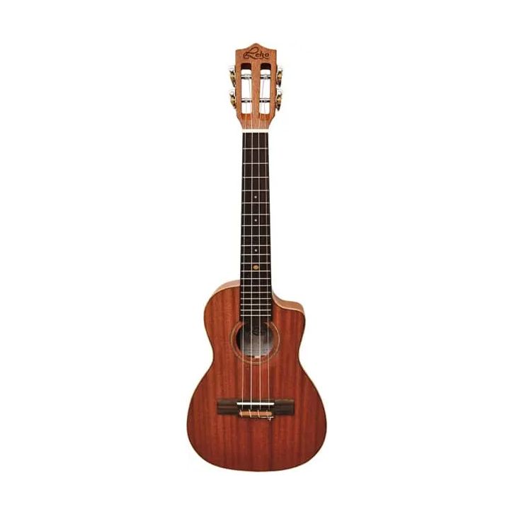 LEHO Konzert Ukulele Mahagoni massiv inkl. Tonabnehmer-1