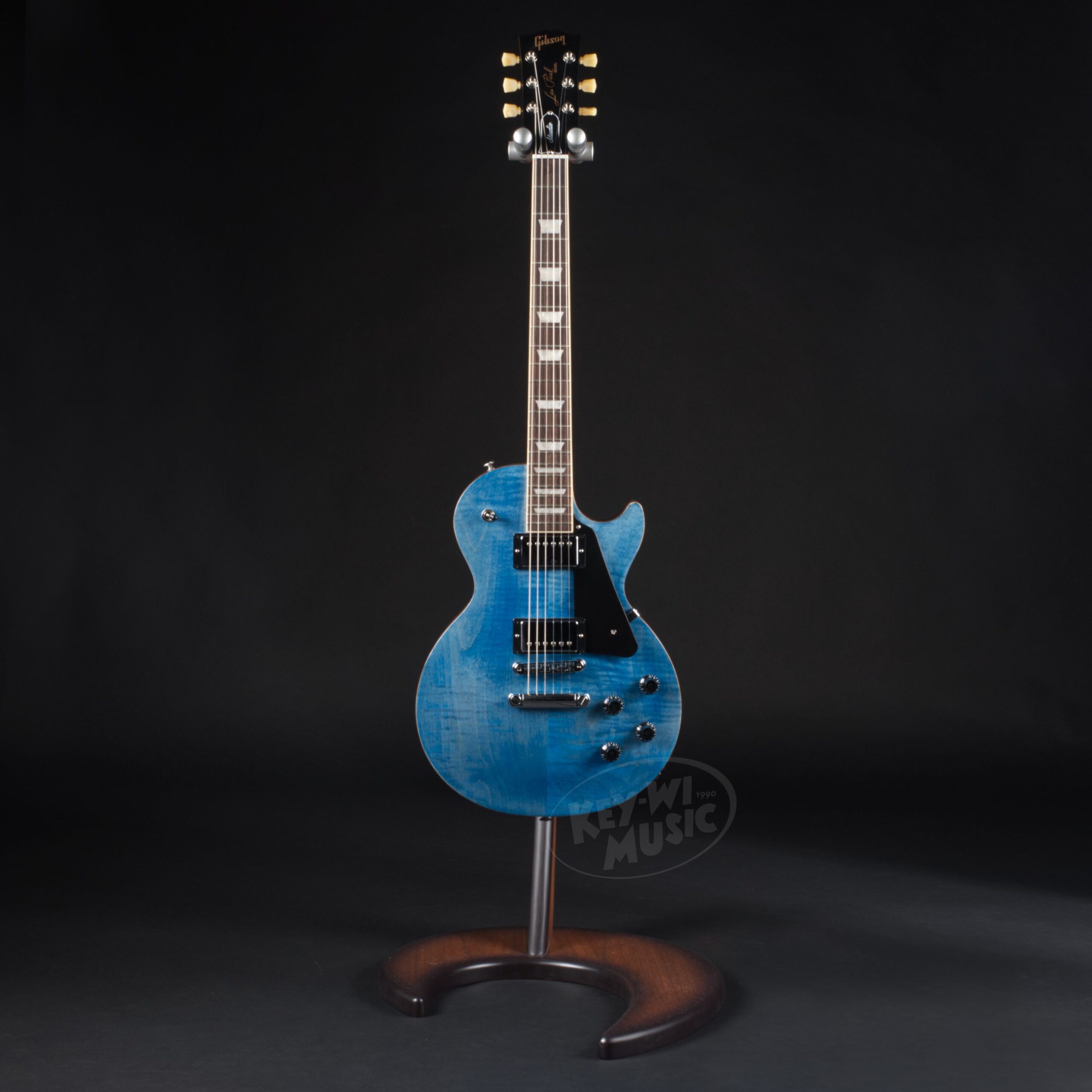 GIBSON Les Paul Studio Figured Ocean Blue-1