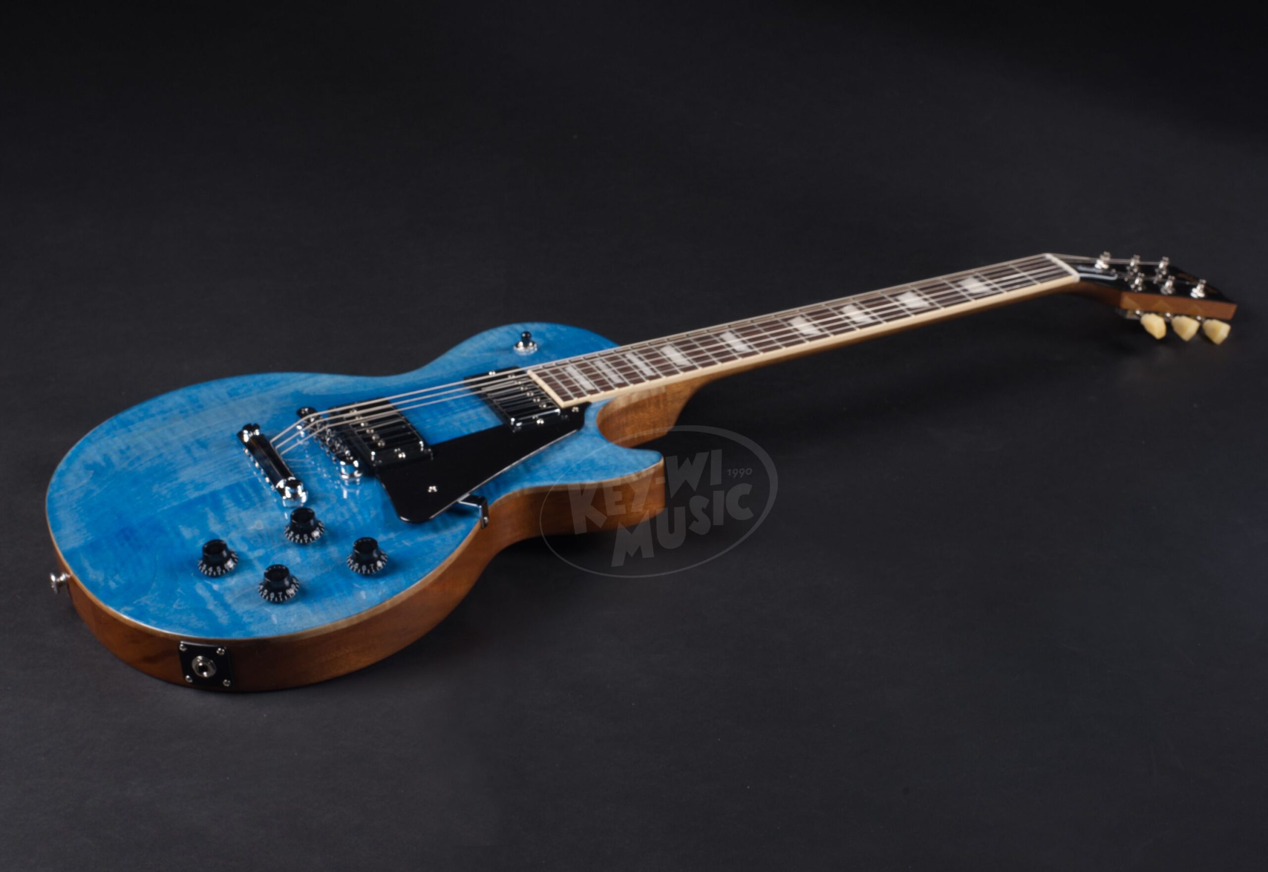 GIBSON Les Paul Studio Figured Ocean Blue-4