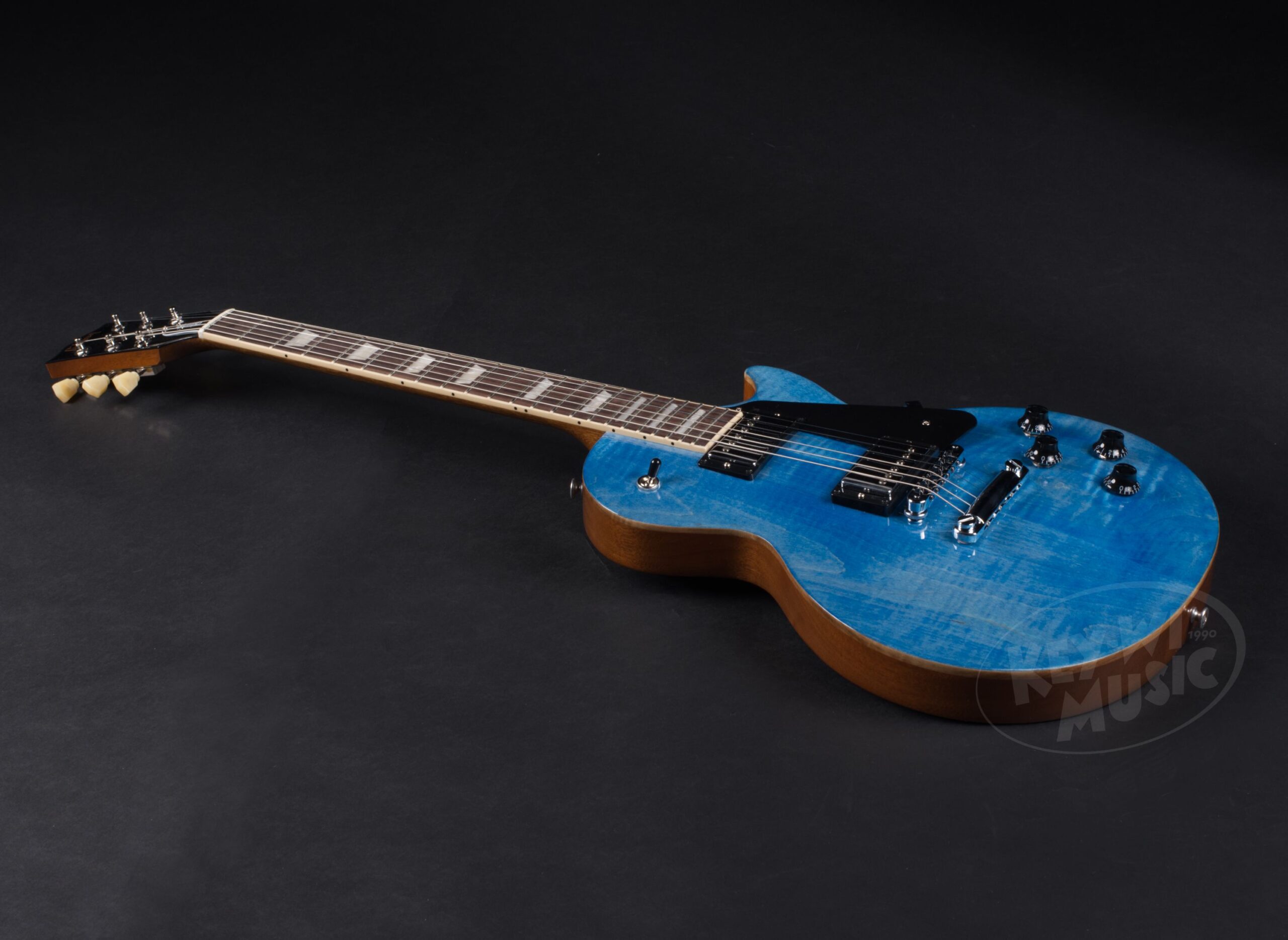 GIBSON Les Paul Studio Figured Ocean Blue-5