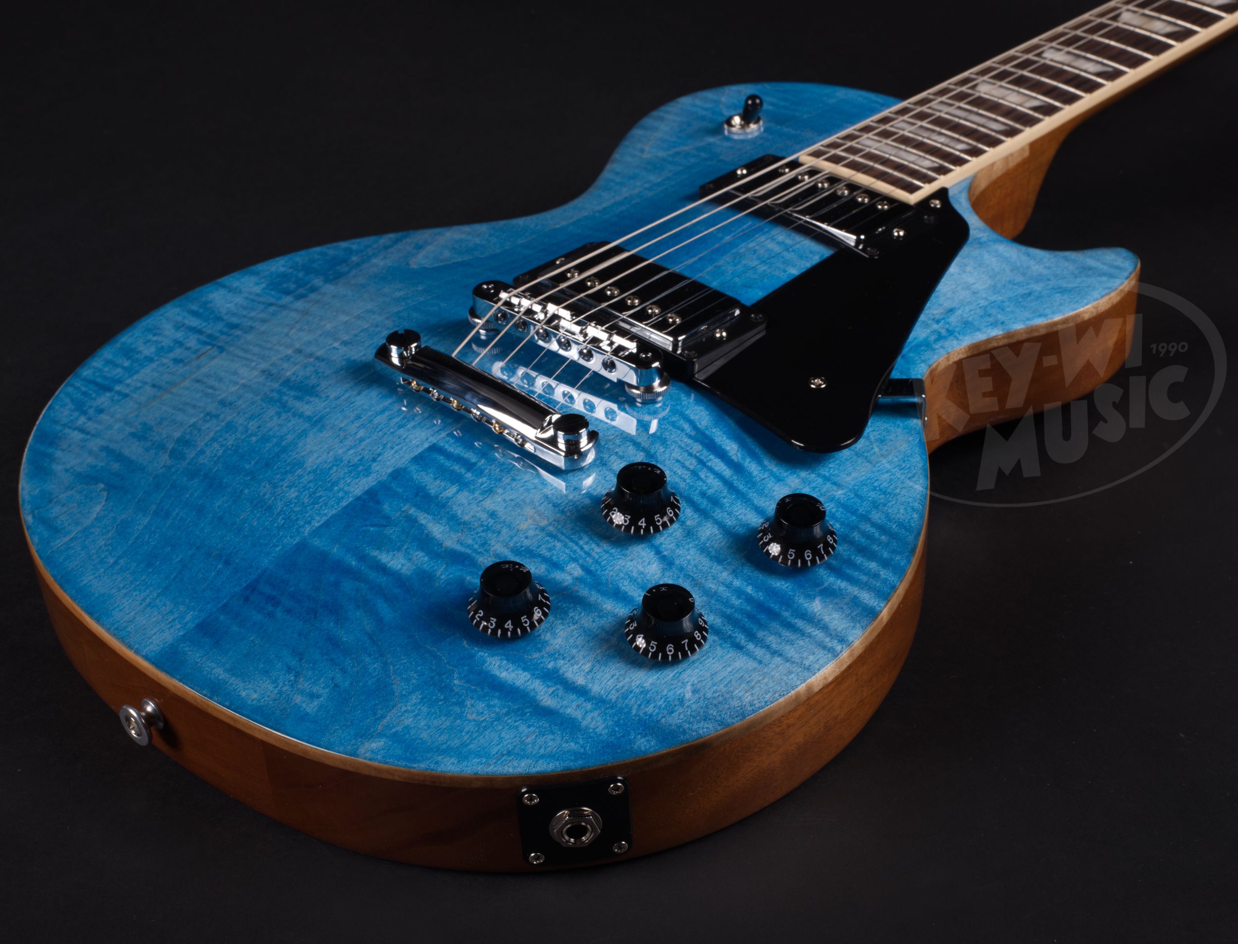 GIBSON Les Paul Studio Figured Ocean Blue-7