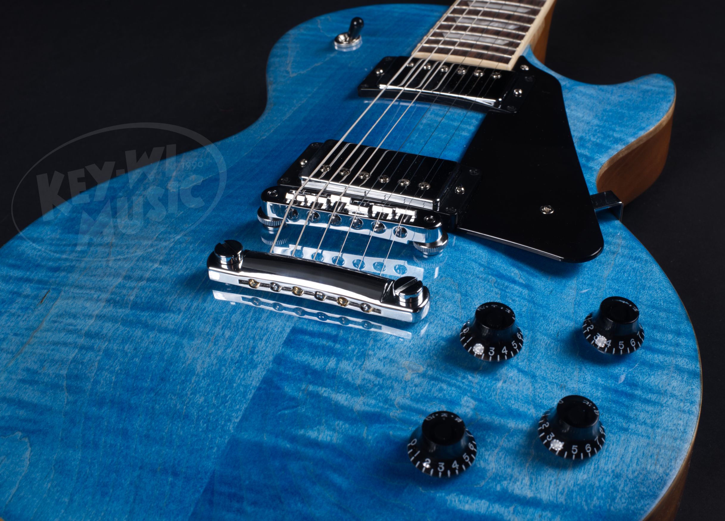 GIBSON Les Paul Studio Figured Ocean Blue-8