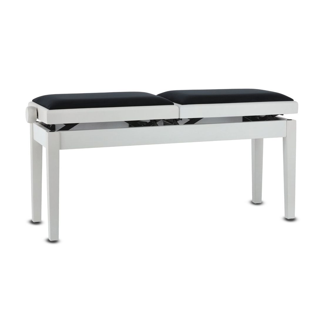 KLAVIERBANK GEWA Deluxe Doppelt Weiss matt-1