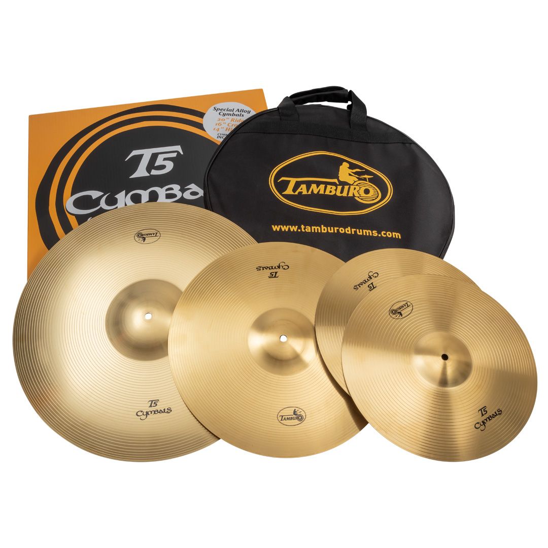 TAMBURO T5Cymbalkit 3-teilig 14/16/20"-1
