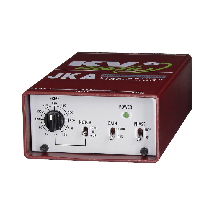 KV2 Audio JKA aktive Akustik DI-Box mit Notch-Filter-1