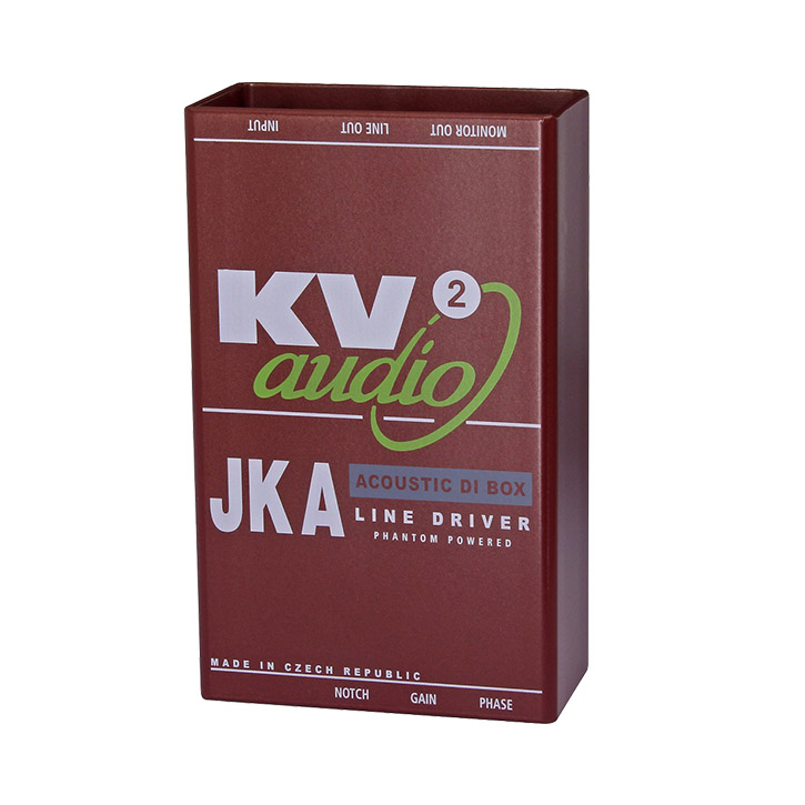 KV2 Audio JKA aktive Akustik DI-Box mit Notch-Filter-3