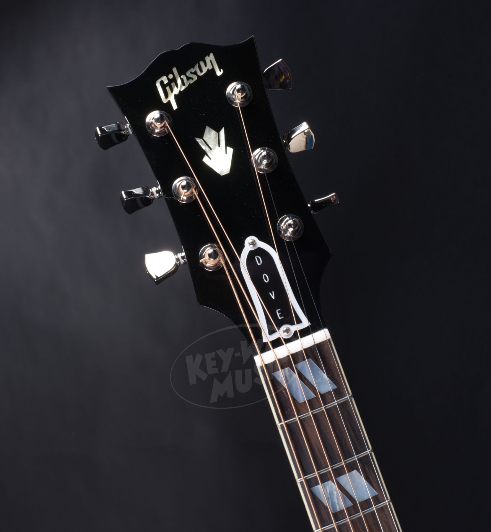 GIBSON Dove Original Collection Double Pickguard Blueberry Burst-8