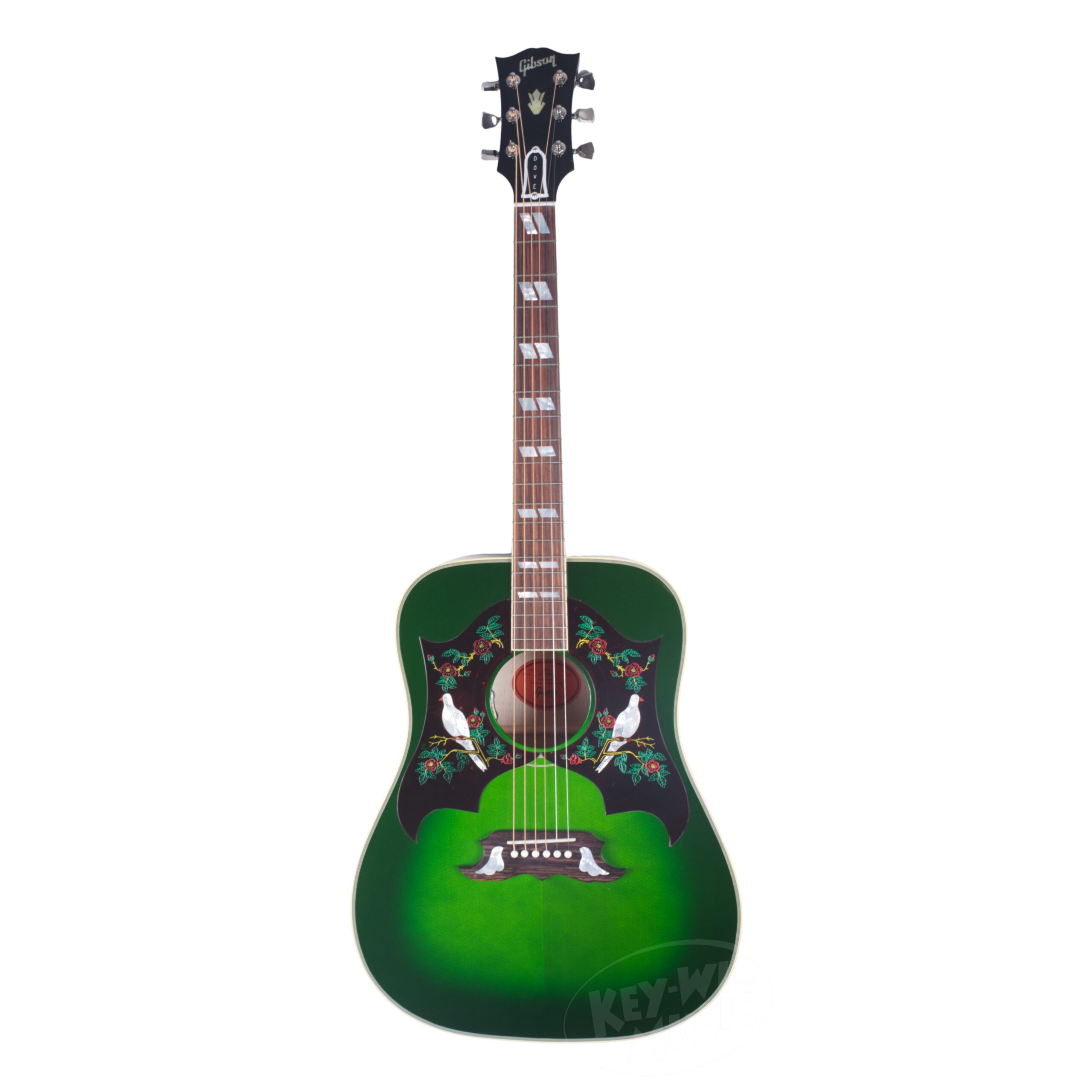 GIBSON Dove Original Collection Double Pickguard Emerald Green-2