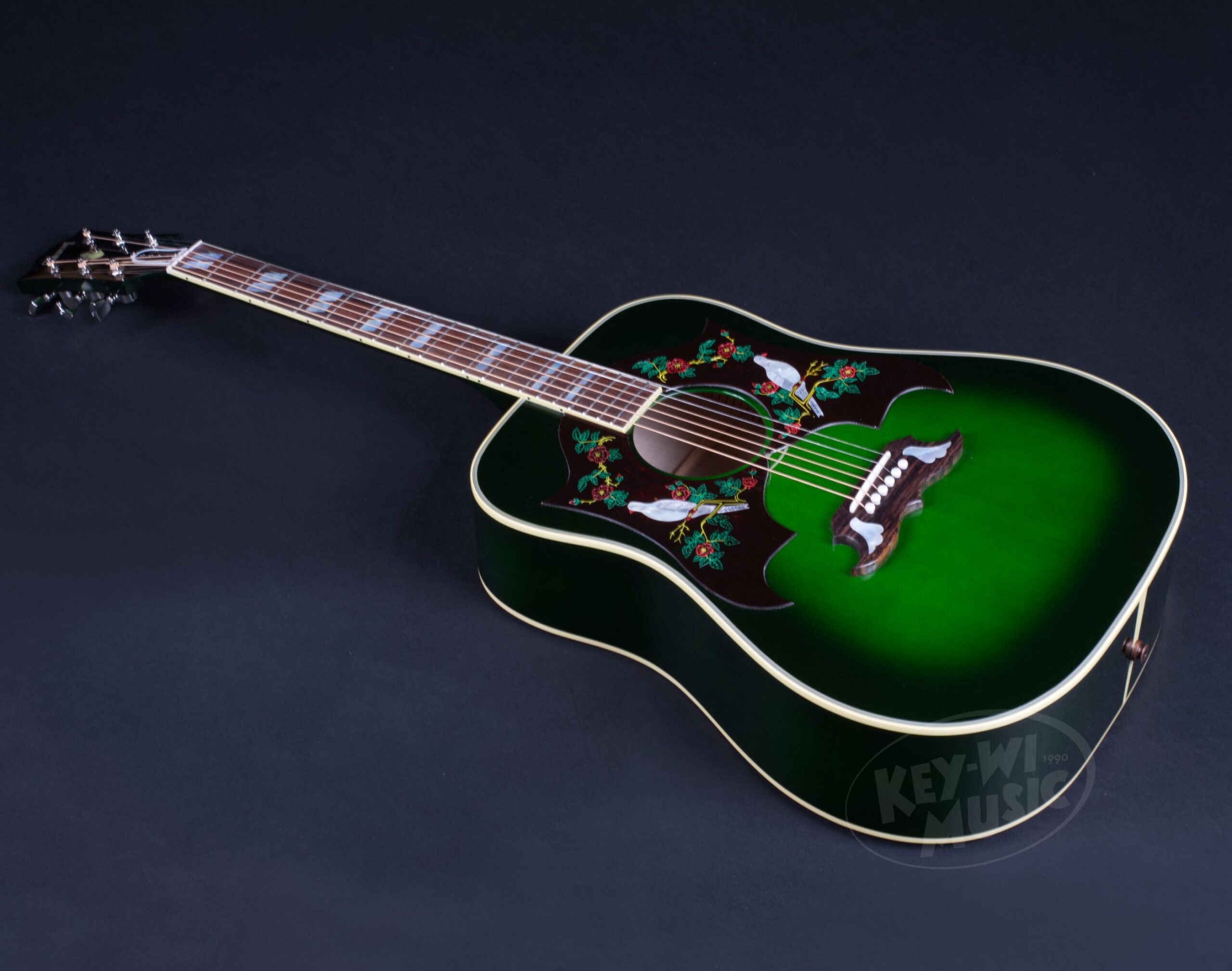 GIBSON Dove Original Collection Double Pickguard Emerald Green-5