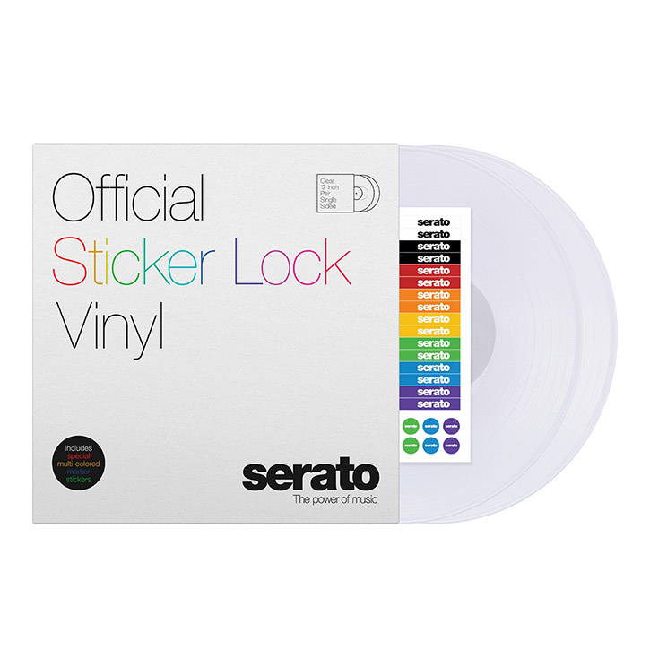 Serato 2x12" Sticker Lock Control Vinyl Pressung-1