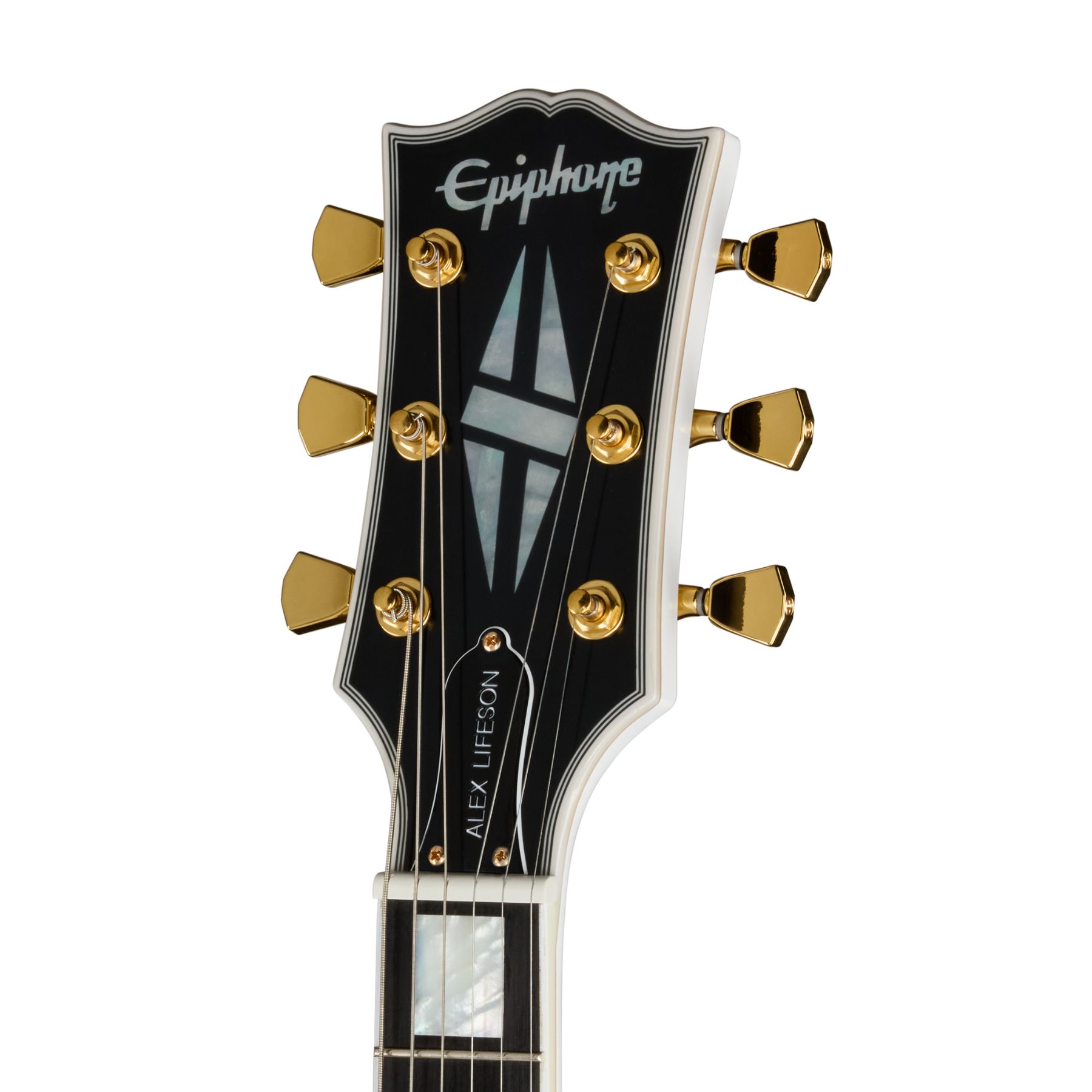 EPIPHONE Alex Lifeson 1976 ES-355 Reissue Alpine White-2