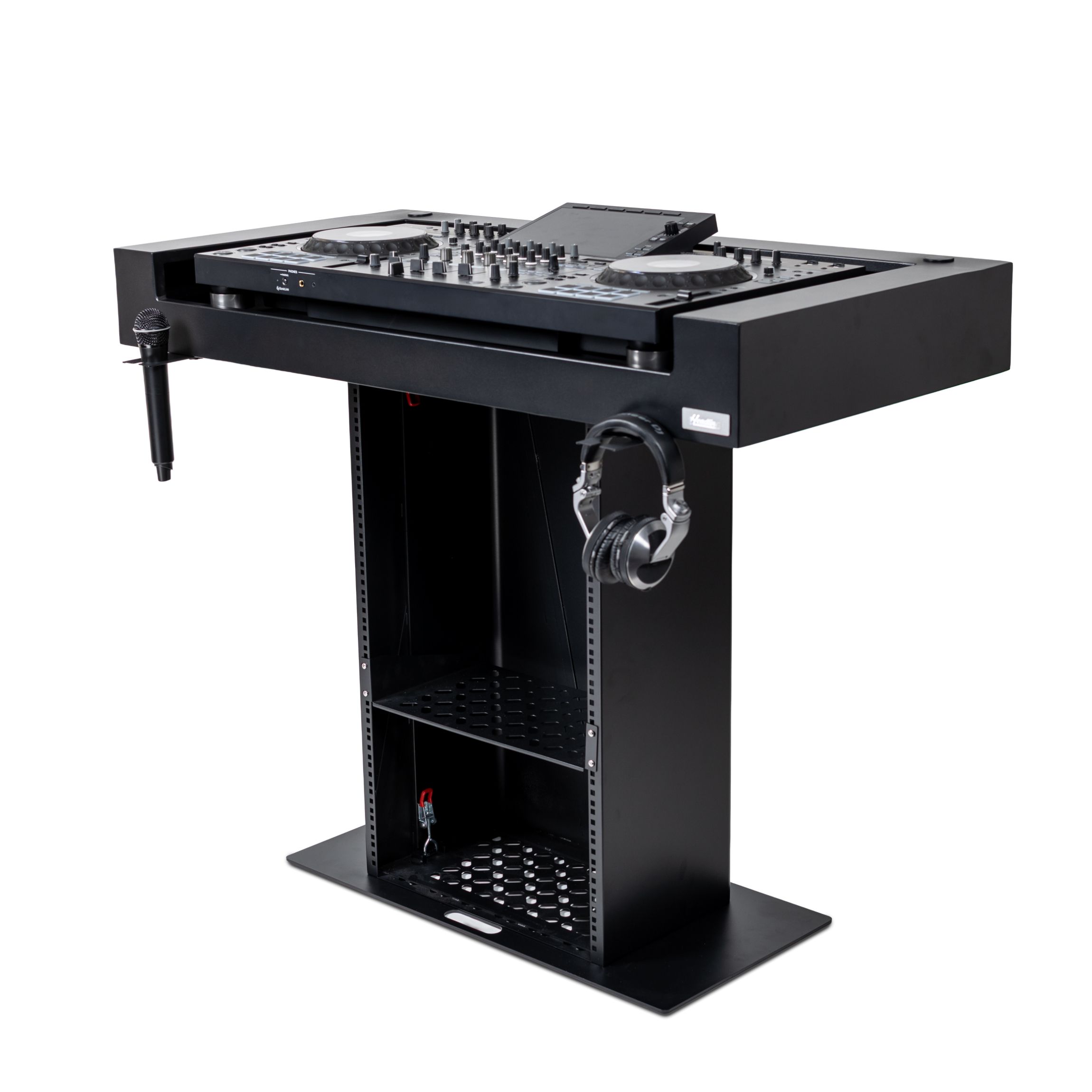 Headliner LA MALIBU PORTABLE DJ BOOTH Black -2