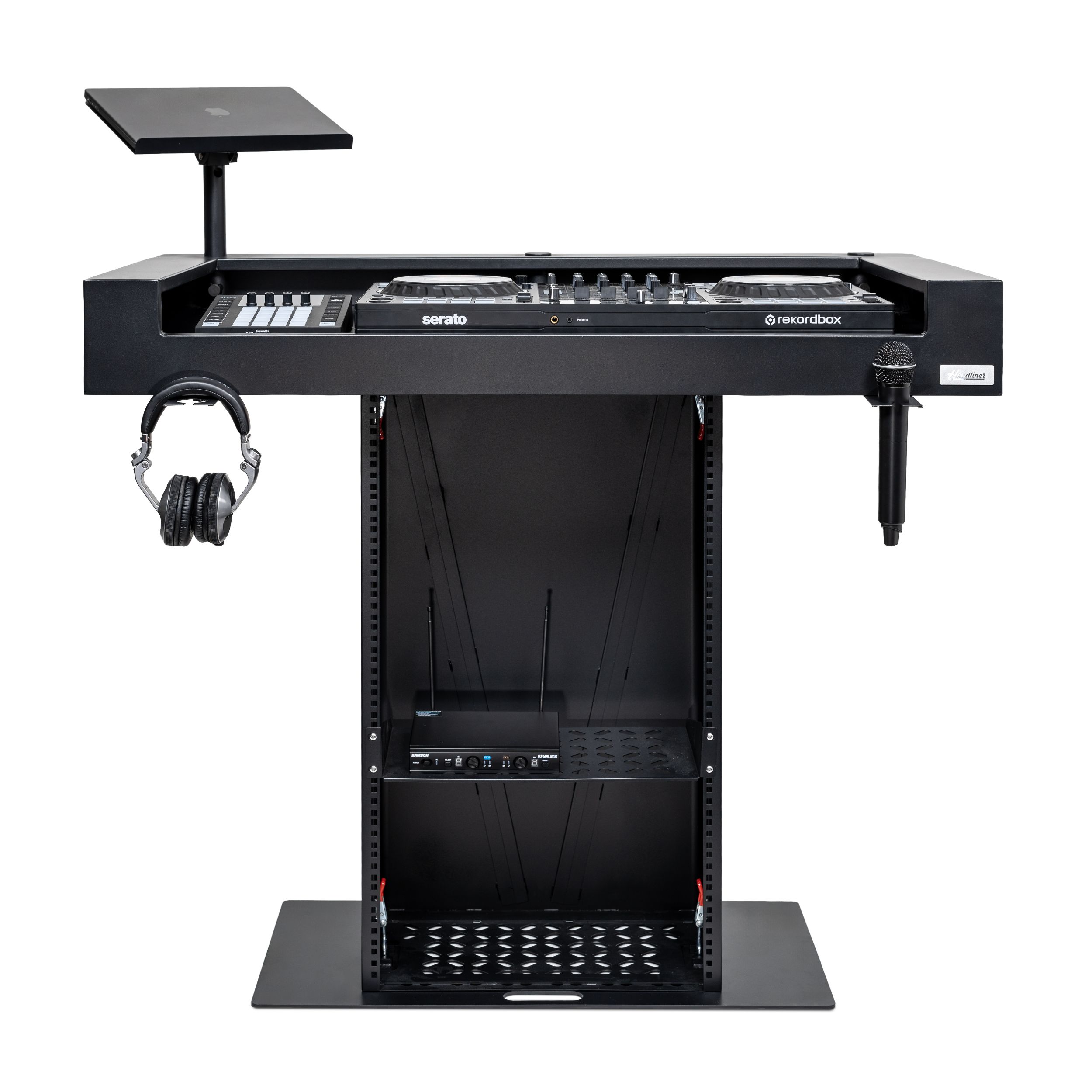 Headliner LA MALIBU PORTABLE DJ BOOTH Black -3