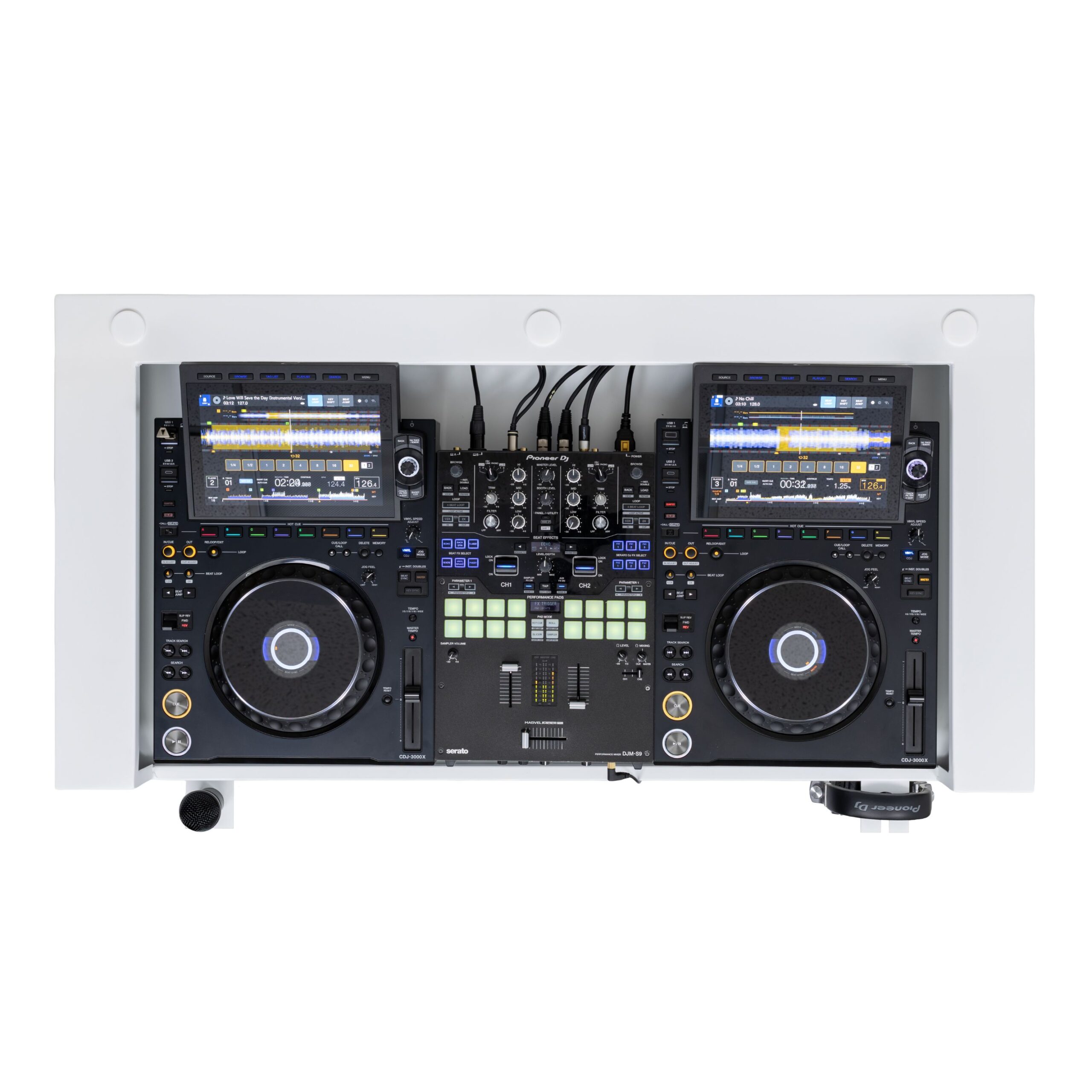 Headliner LA MALIBU PORTABLE DJ BOOTH White-6