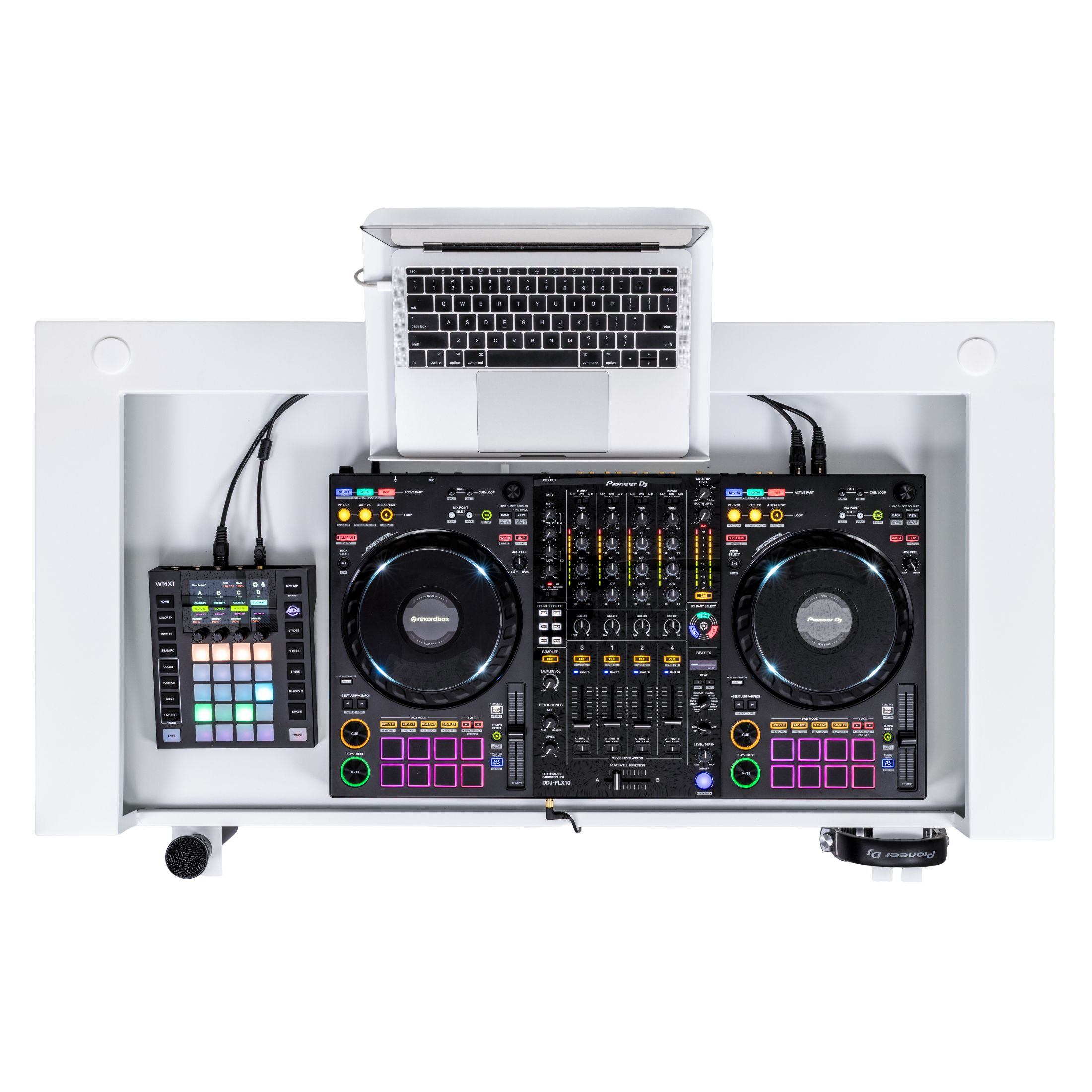 Headliner LA MALIBU PORTABLE DJ BOOTH White-7
