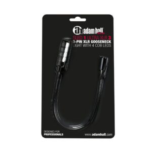 Adam Hall SLED1-XLR Schwanenhalsleuchte 4LEDs