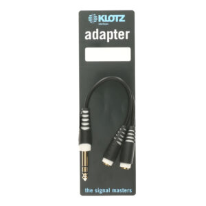 KLOTZ AYB-2 Splitkabel St.Klinke<2x StMiniBuchse 3.5mm