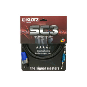 KLOTZ SC3-L2FP0200 2m Boxenkabel Spk-Kli 2x2