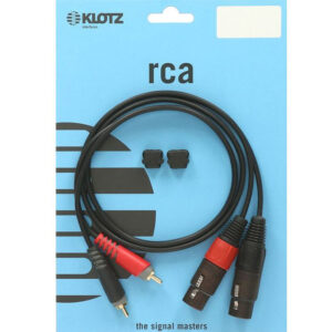 KLOTZ AT-CF0200 Twincable 2m XLRf-RCA