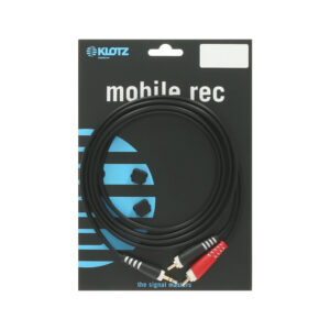 KLOTZ AY7-0200 Y-Kabel 2m St.MiniKli>2xRCA