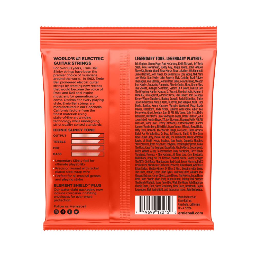 ERNIE BALL 2215 Skinny Top Heavy Bottom 010-052-2