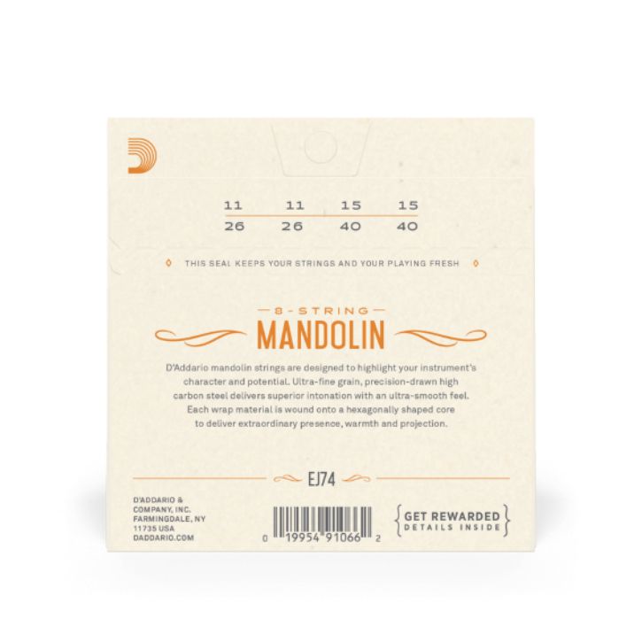 D ADDARIO EJ74 Mandoline LoopEnd Satz 011-040-2