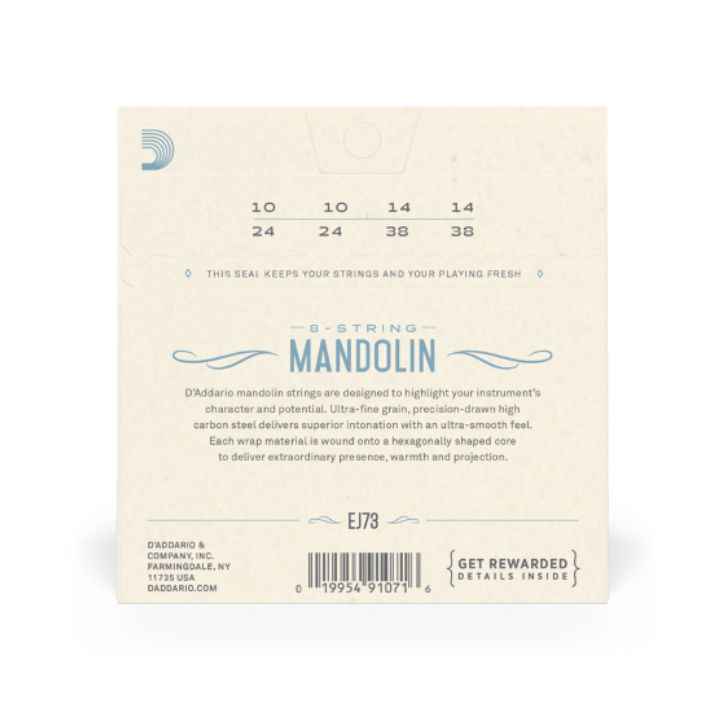 D ADDARIO EJ73 Mandoline LoopEnd Satz 010-038-2