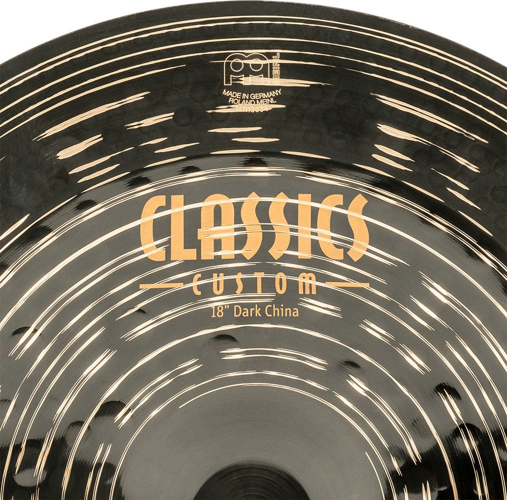 MEINL CLASSICS CUSTOM DARK 18" China-3