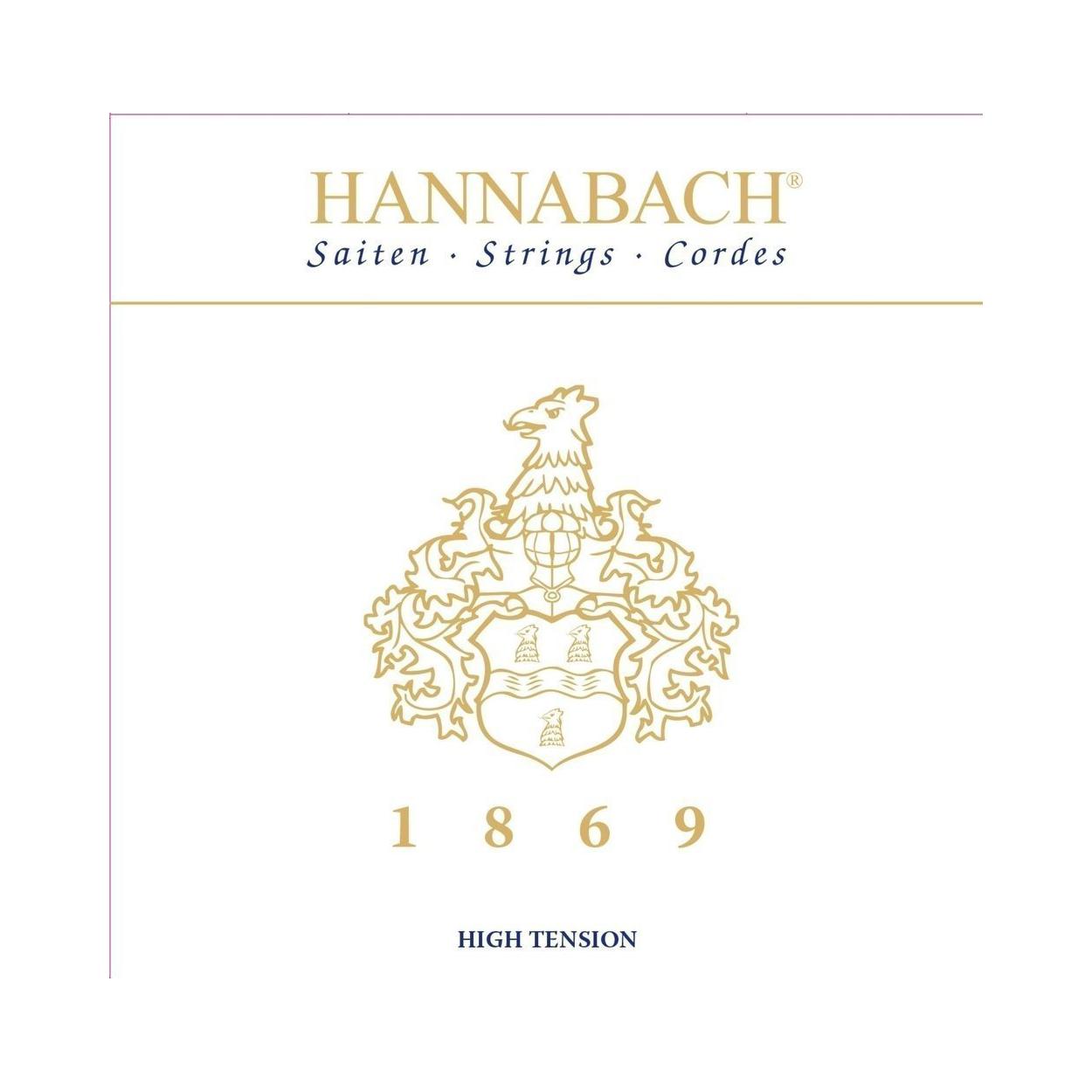 Hannabach Klassikgitarre-Saiten Serie 1869 Carbon/Gold HT 3erBass-1