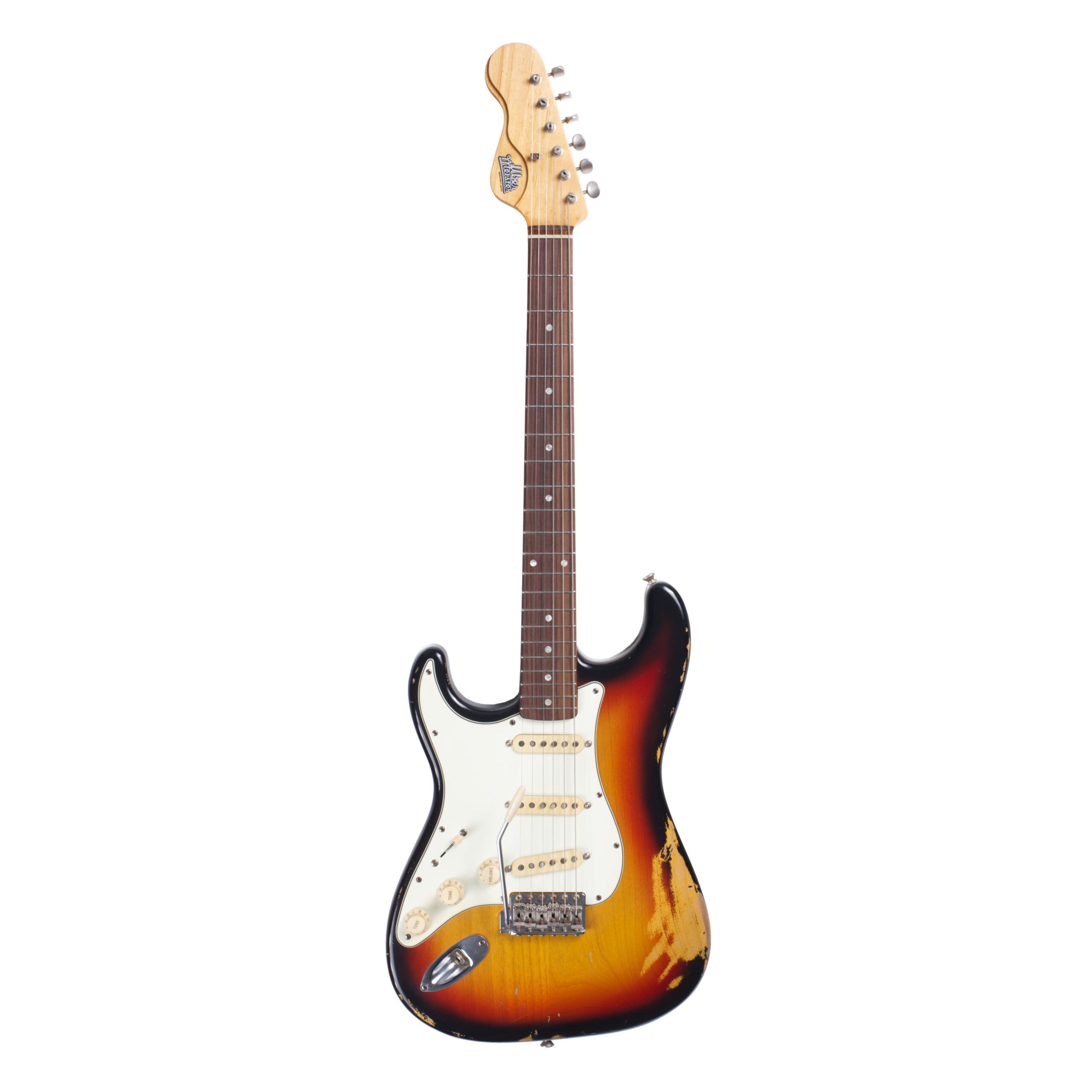 UBERMEISTER Lefty 3 Tone Sunburst aged Custom Shop-2