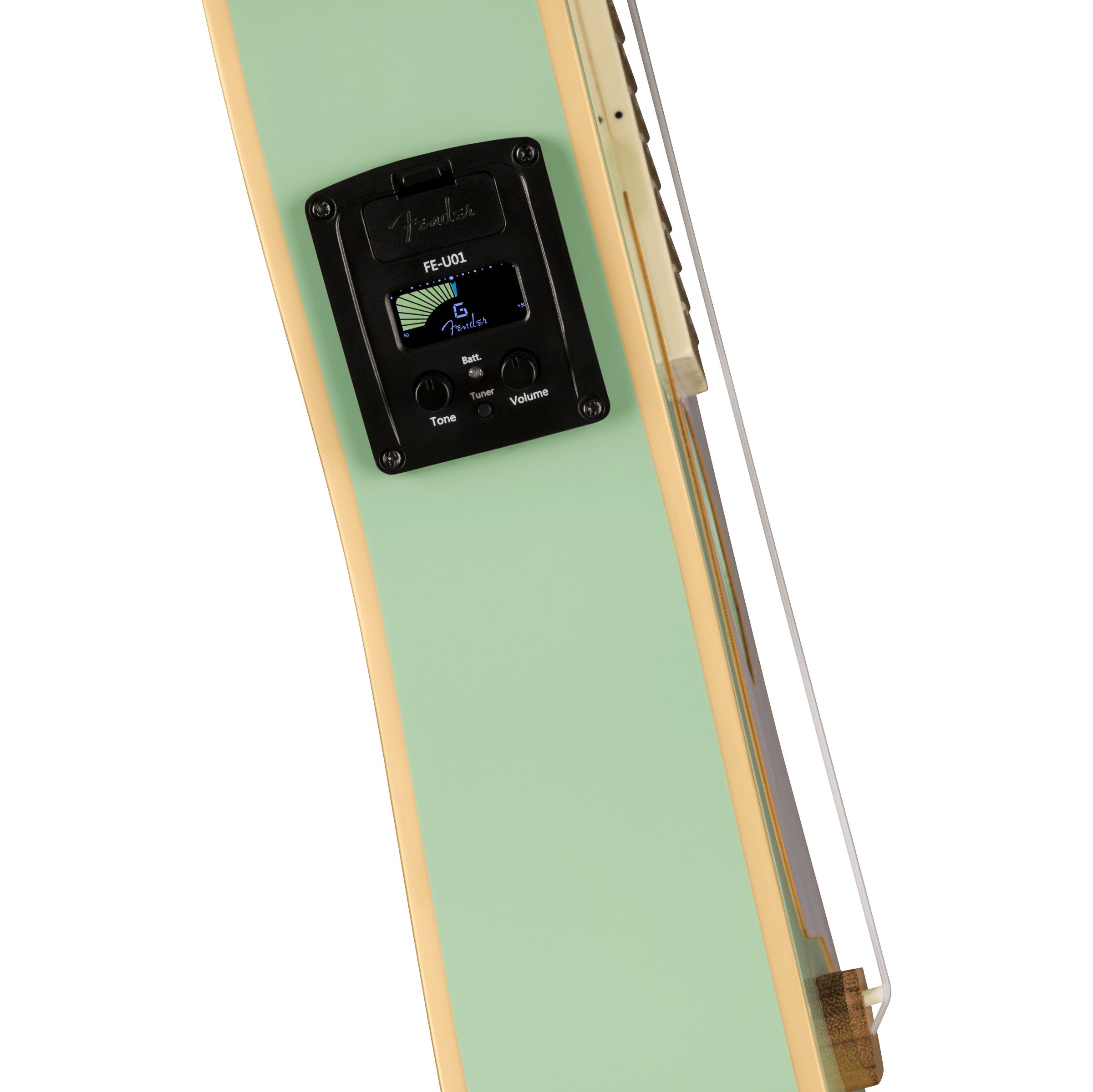 FENDER Fullerton Strat Uke Surf Green-2