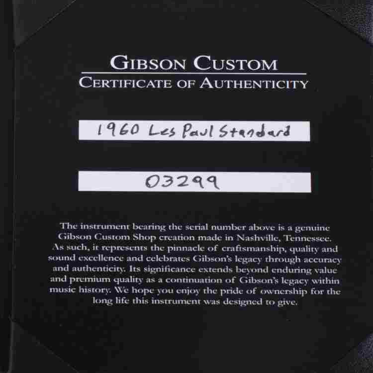 GIBSON 1960 Les Paul Standard Reissue Iced Tea VOS-11