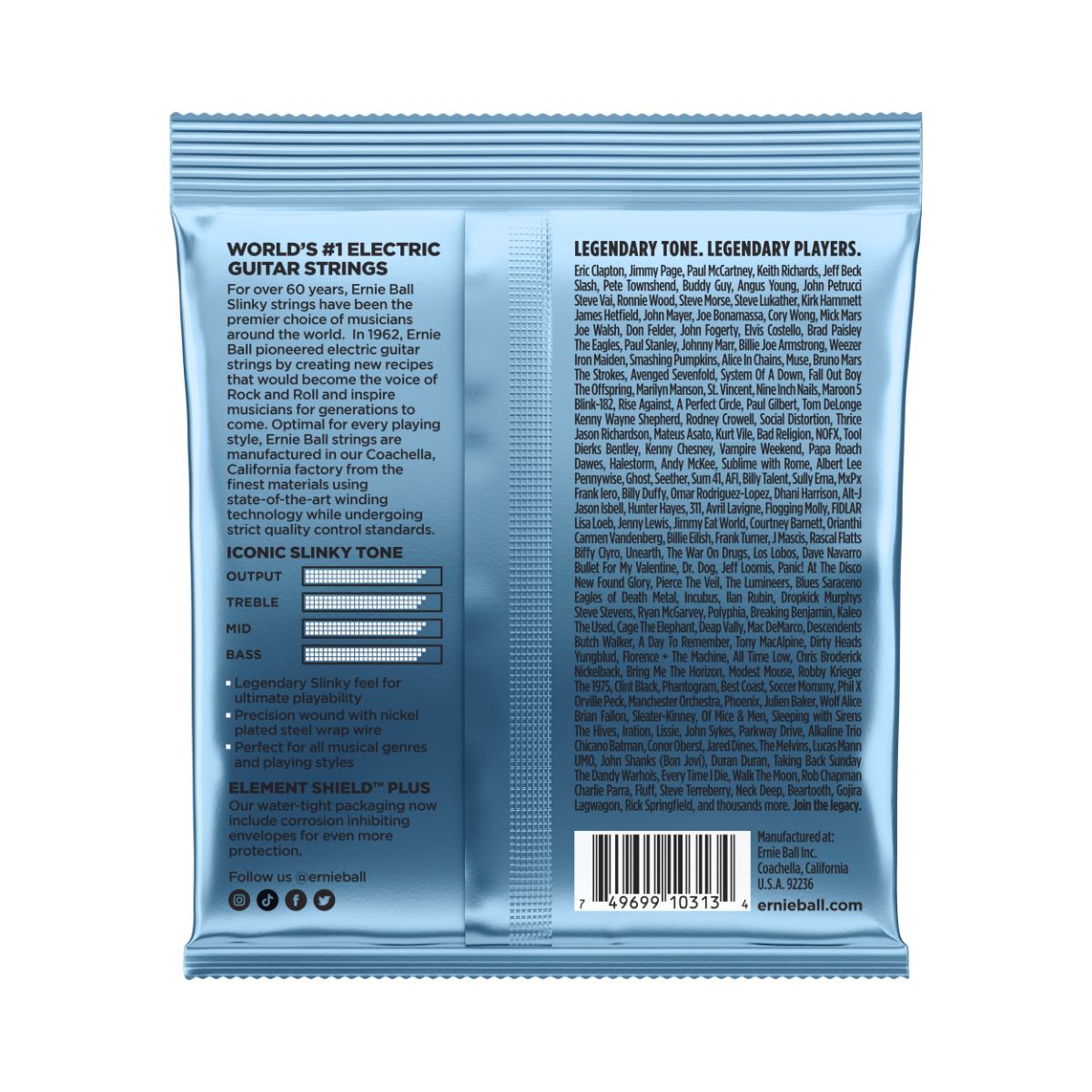 ERNIE BALL 2212 Primo Slinky 09