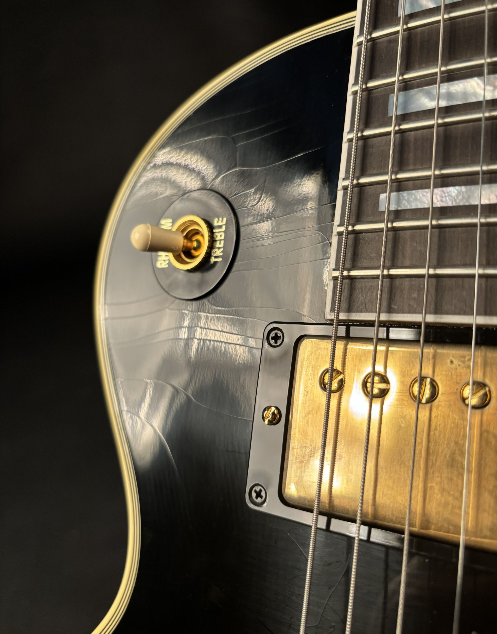 GIBSON 1968 Les Paul Custom Ebony Reissue Murphy Lab-10