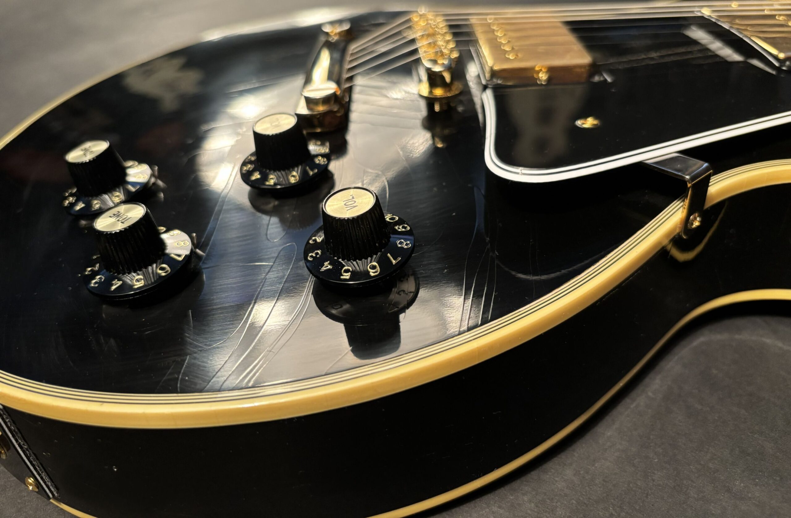 GIBSON 1968 Les Paul Custom Ebony Reissue Murphy Lab-11