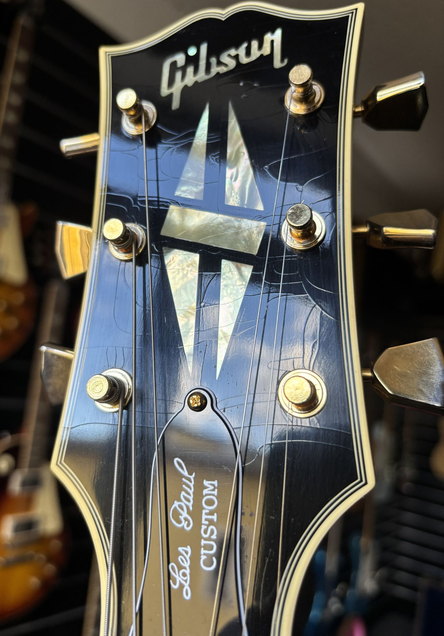 GIBSON 1968 Les Paul Custom Ebony Reissue Murphy Lab-13