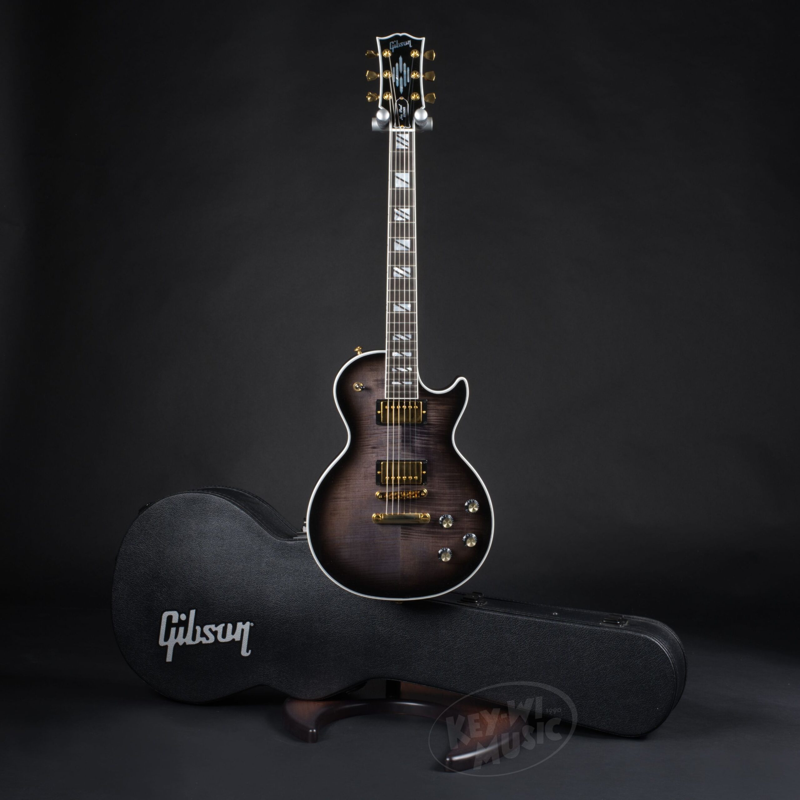 GIBSON Les Paul Supreme Trans Ebony Burst-1