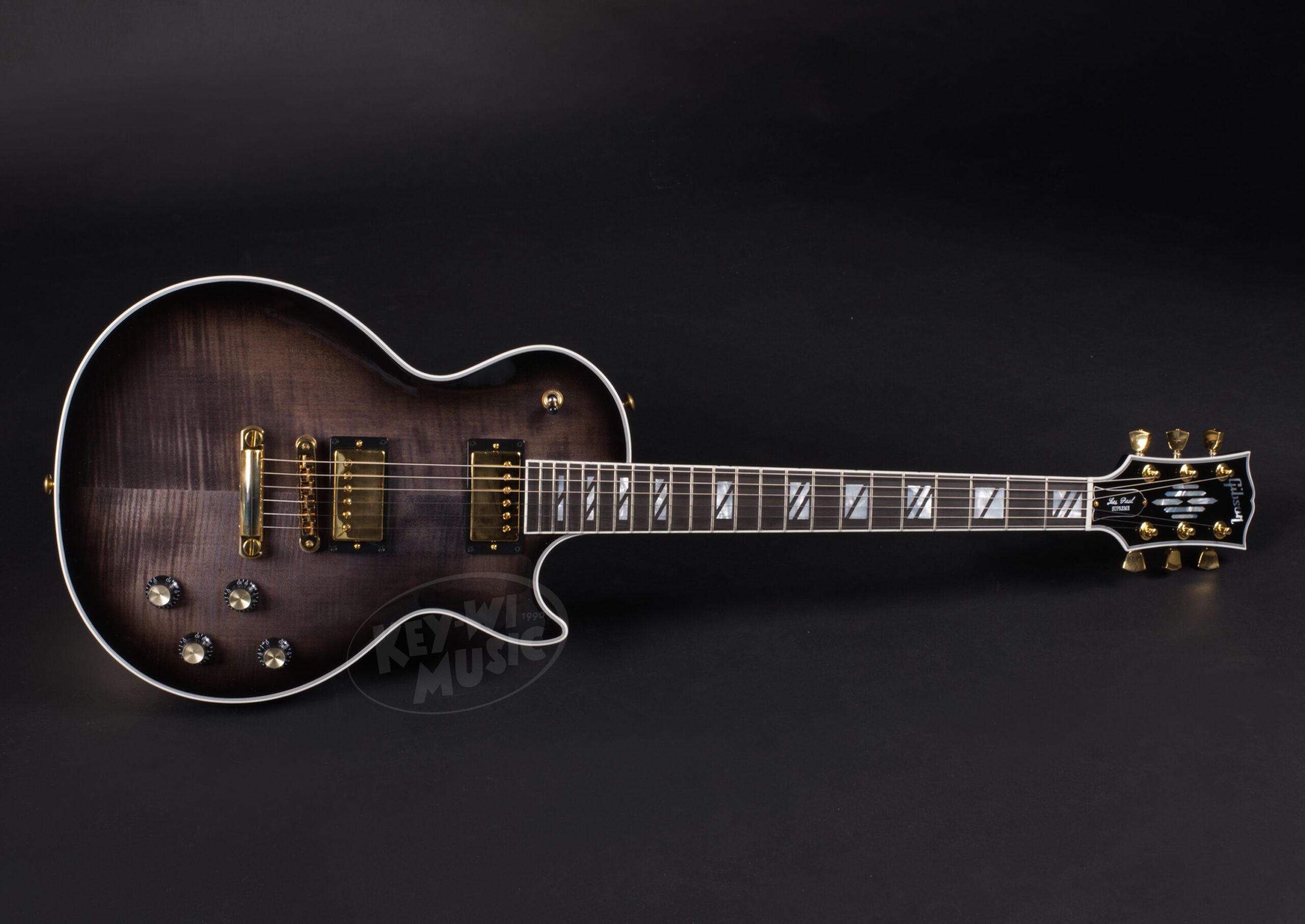 GIBSON Les Paul Supreme Trans Ebony Burst-4