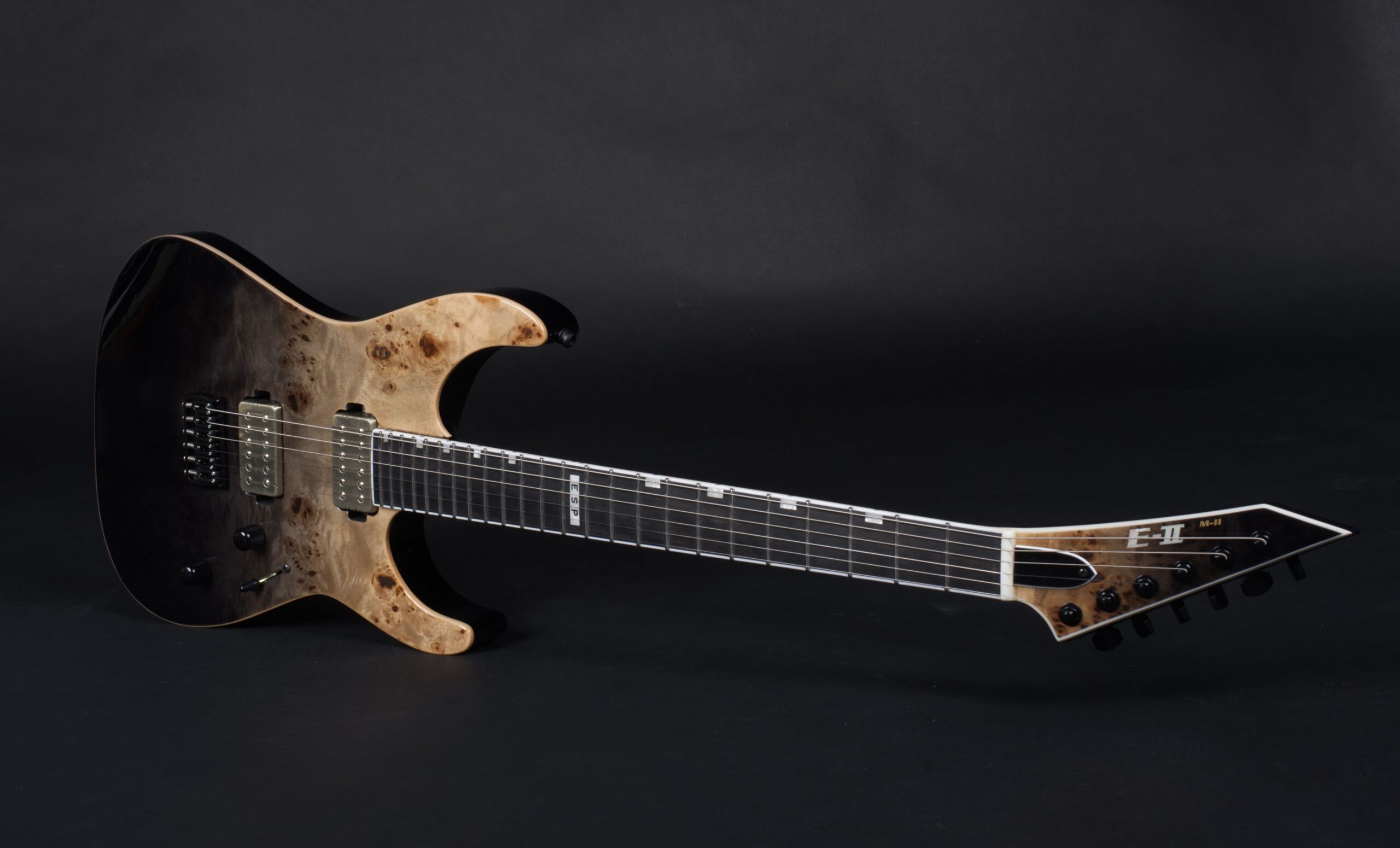 ESP E-II M-II NECK THRU Black Natural Fade -3