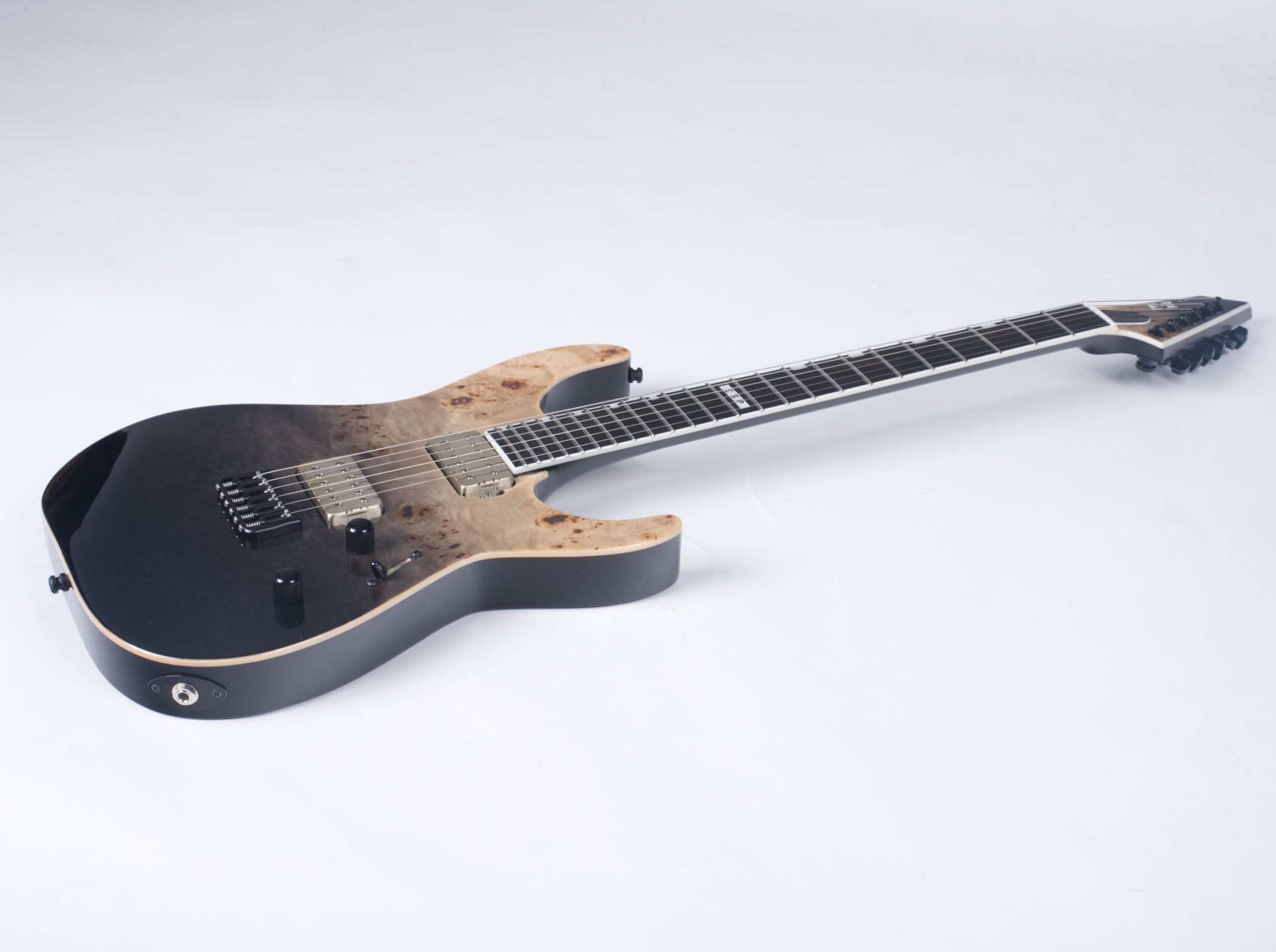 ESP E-II M-II NECK THRU Black Natural Fade -4