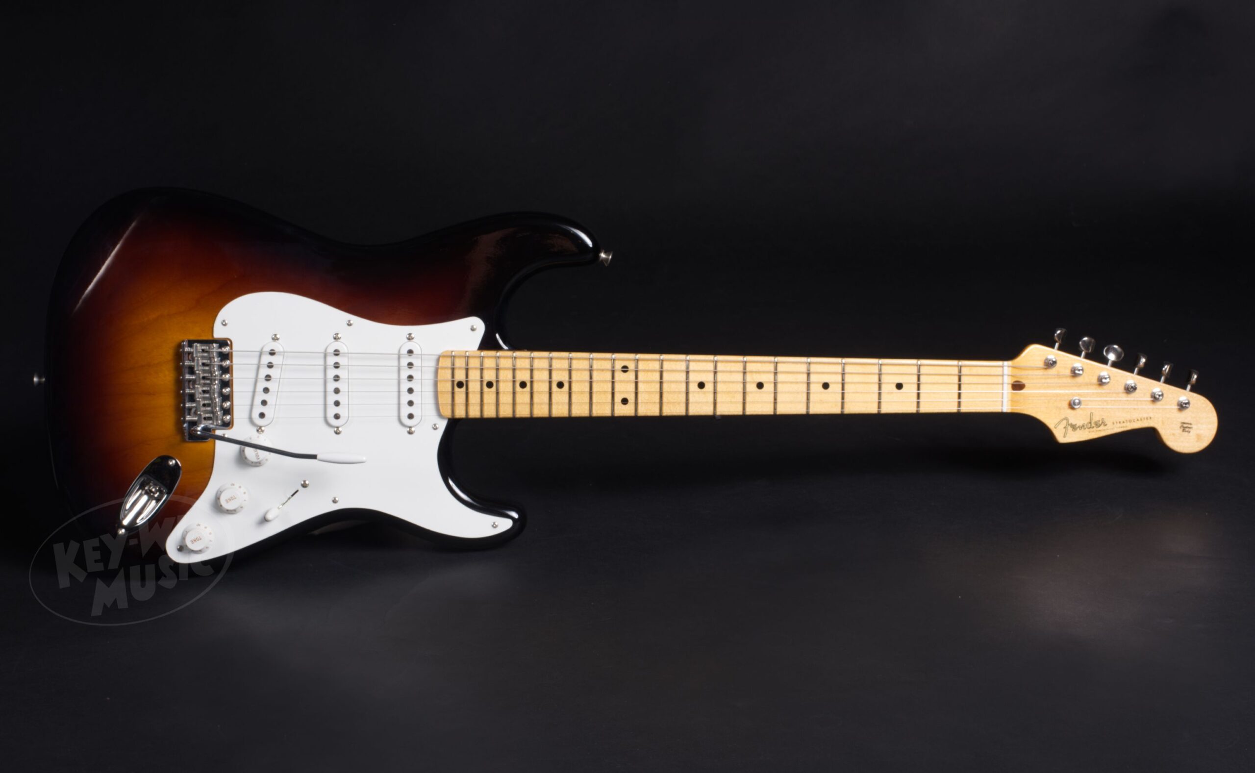 FENDER Custom Shop 1955 Stratocaster Wide-Fade 2-Color Sunburst-3