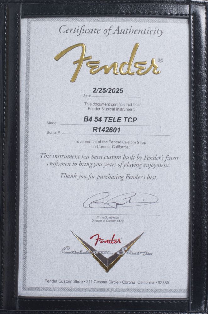 FENDER Custom Shop 1954 Time Capsule Package Telecaster Blonde-14
