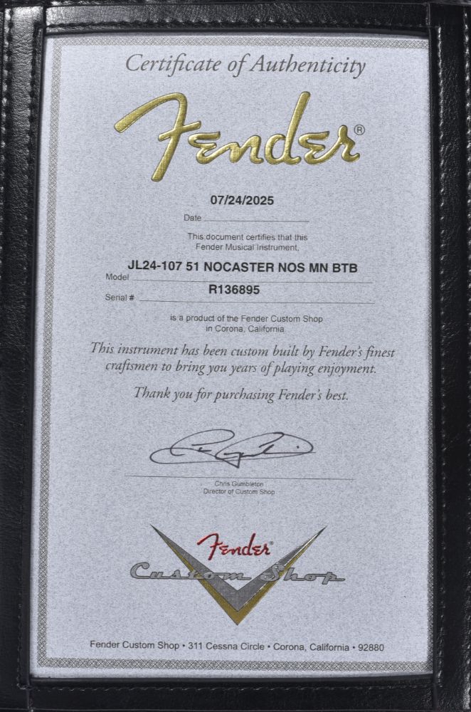 FENDER Custom Shop 51 Nocaster-16