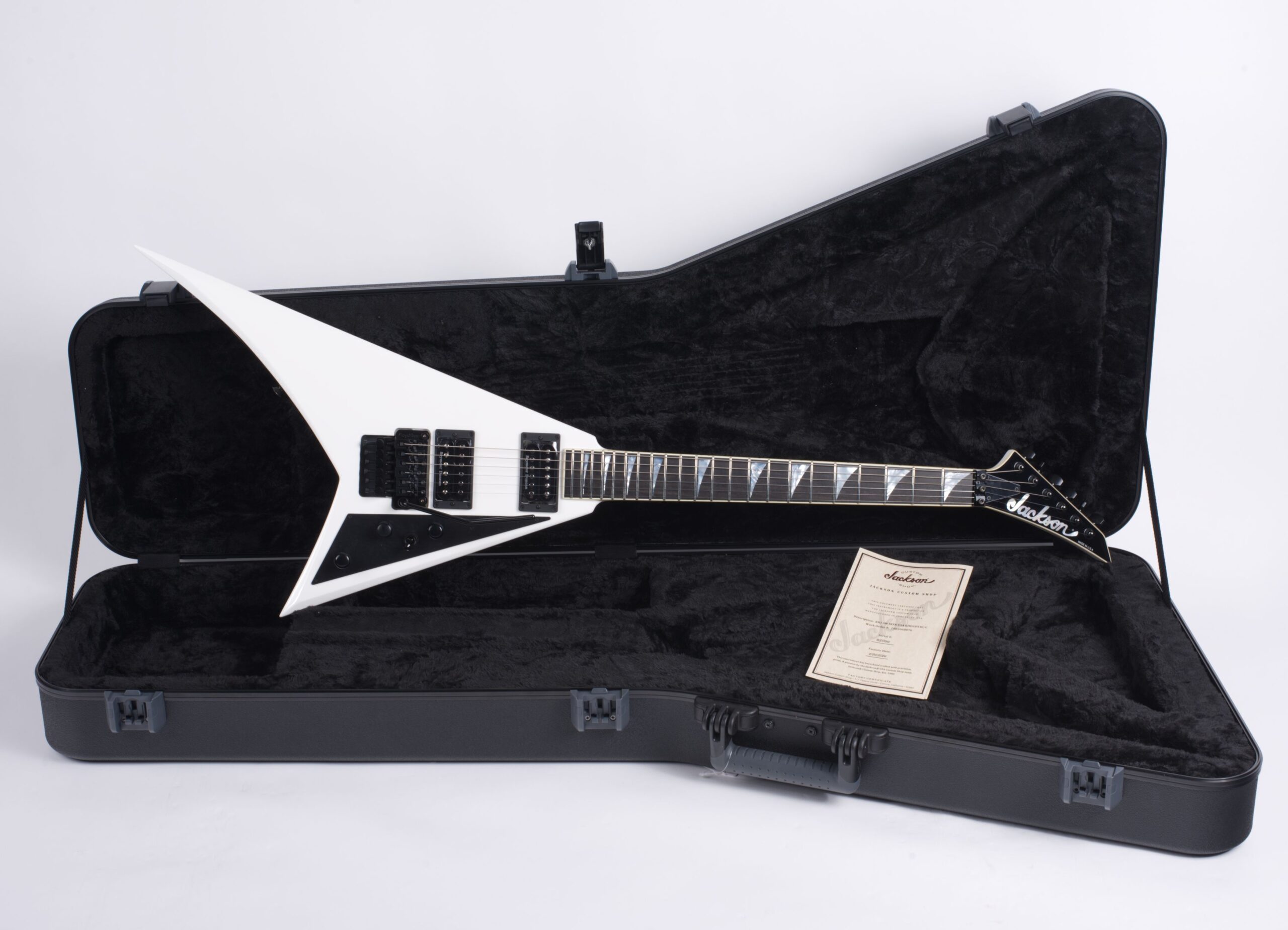 JACKSON USA Select Randy Rhoads RR1 Ebony Fingerboard Snow White-4
