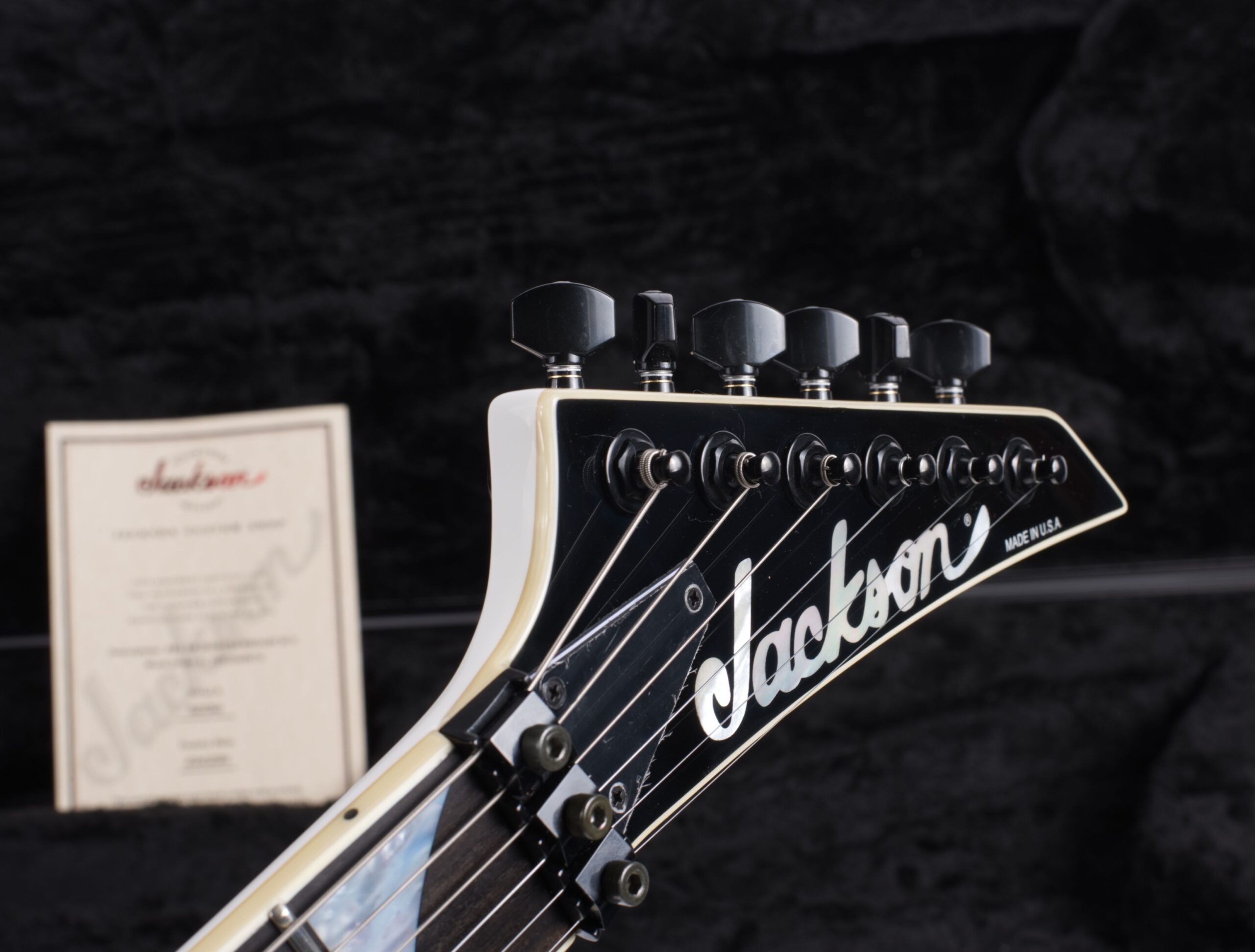 JACKSON USA Select Randy Rhoads RR1 Ebony Fingerboard Snow White-8