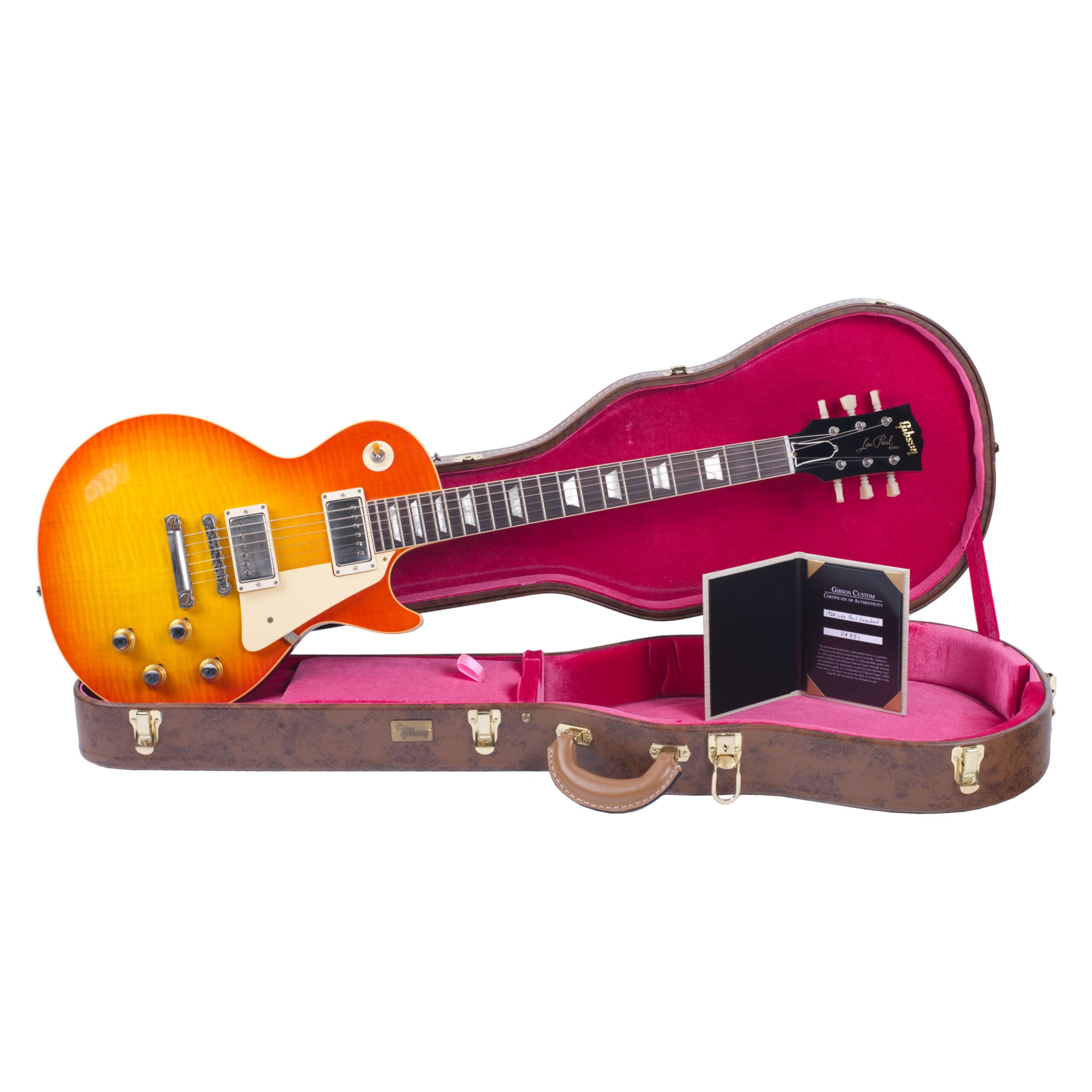 GIBSON 1960 Les Paul Standard Reissue Tangerine Burst VOS-10